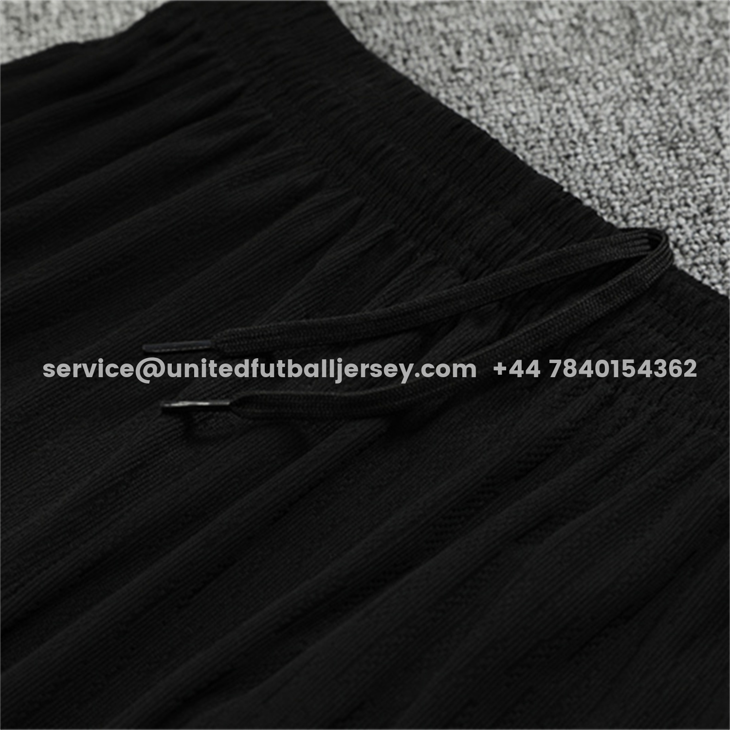 unitedfutballjersey-Paris Saint-Germain PSG 25-26 Kids Long Sleeve Training Set - Player Version - White Top and Black Pants