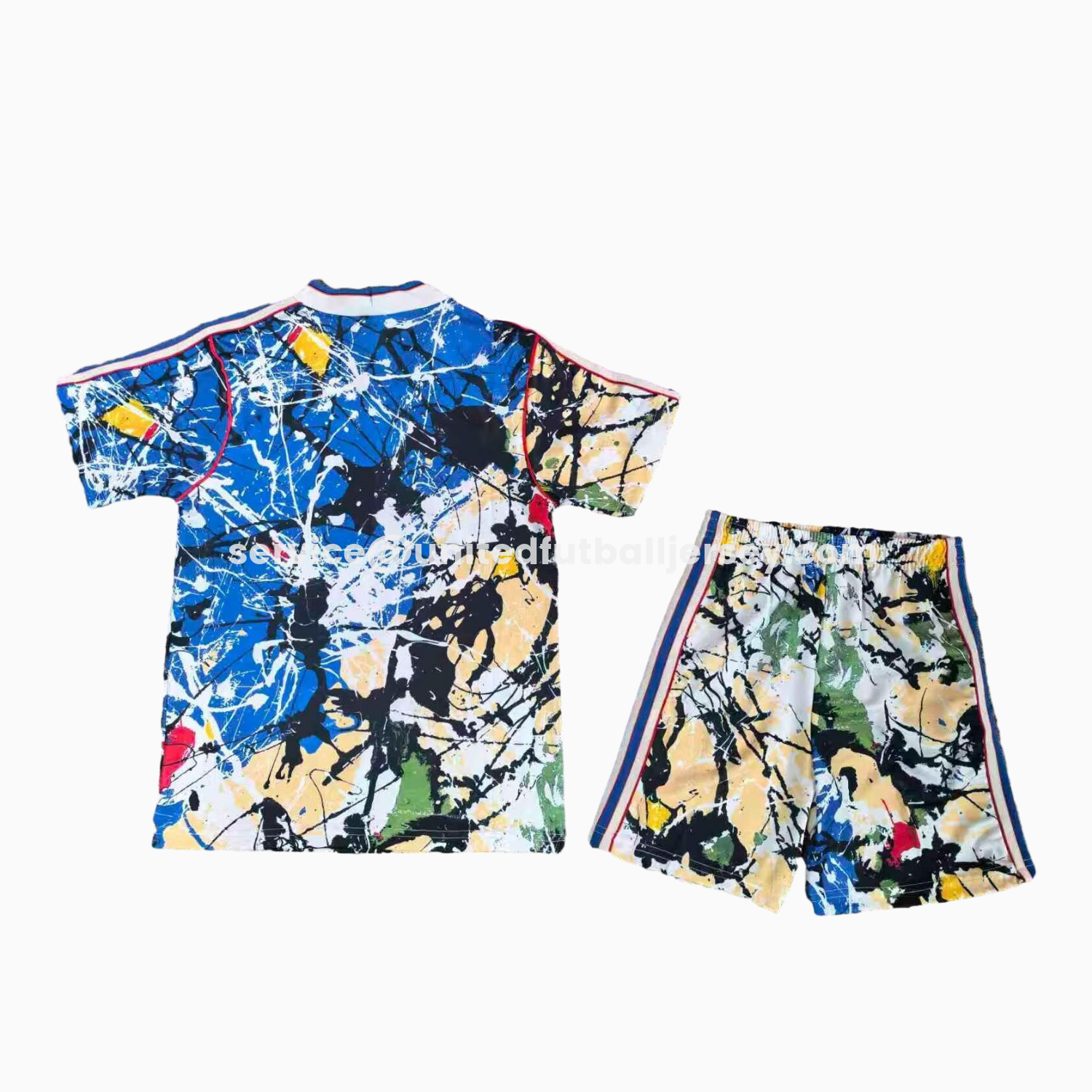 unitedfutballjersey-Manchester United 25-26 Stone Roses Special Kids Kit