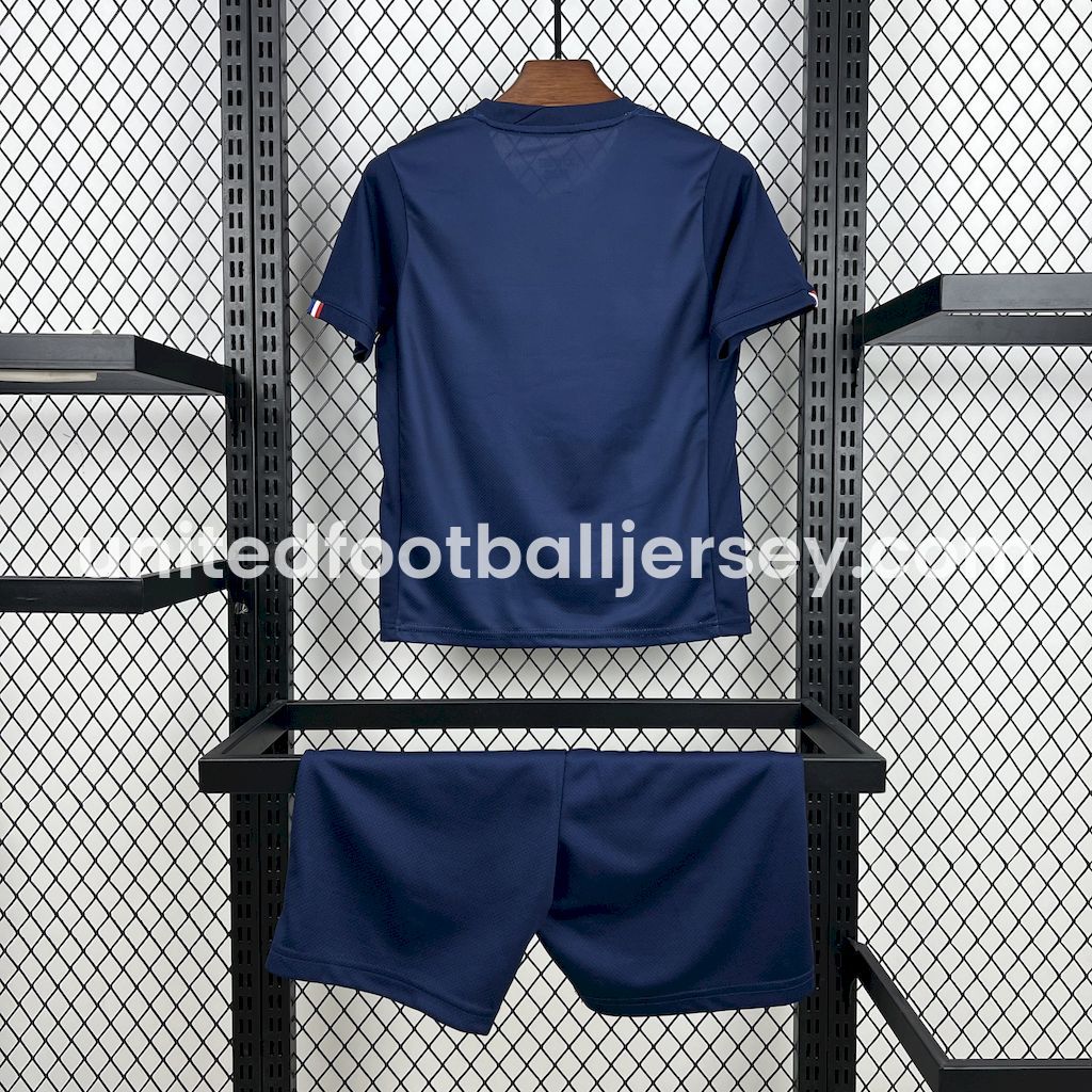 unitedfutballjersey-Paris Saint-Germain PSG 25-26 Home Kids Kit