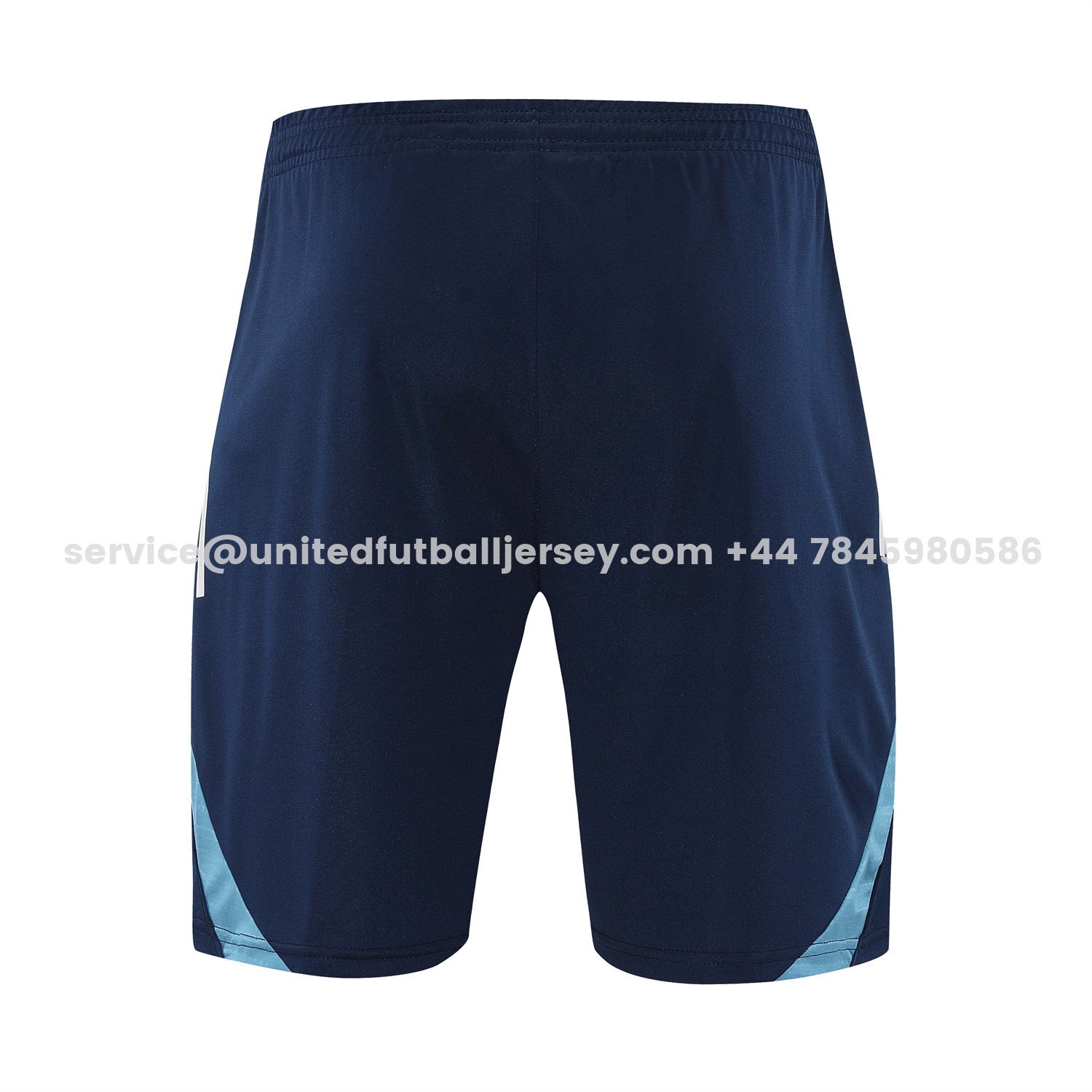 unitedfutballjersey-Arsenal 25-26 Short-Sleeve Training Set - Grey Top & Deep Blue Shorts