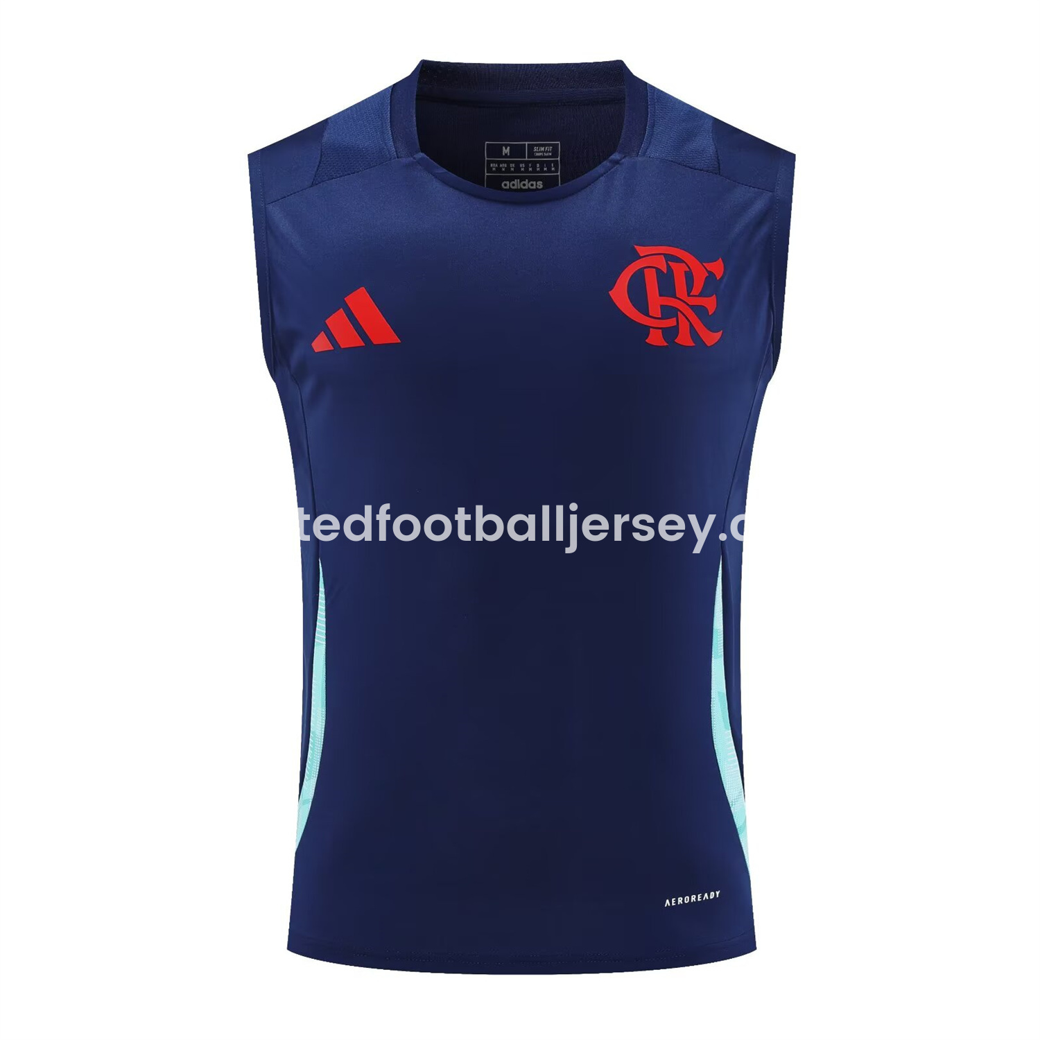 unitedfutballjersey-Flamengo 25-26 Vest Training Set - Royal Blue With Royal Blue