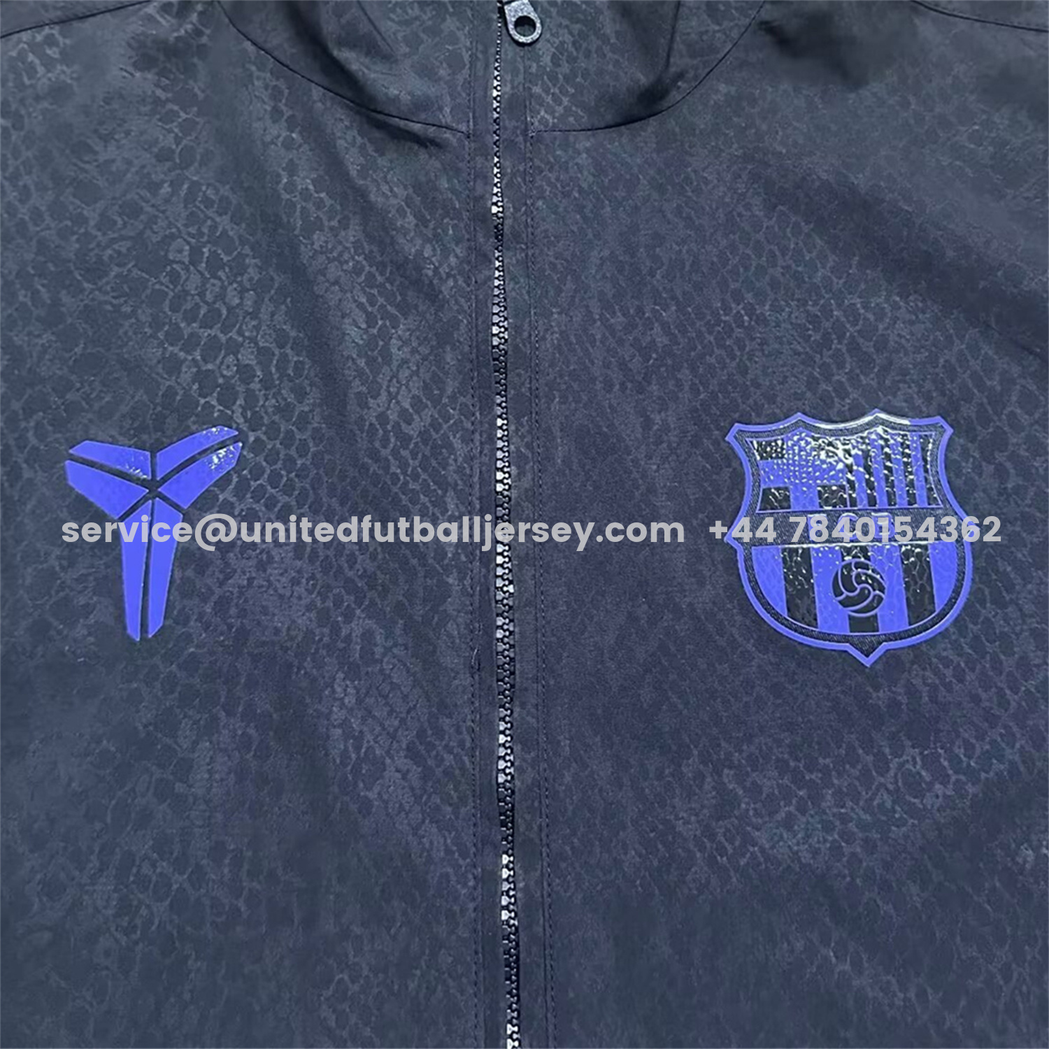 unitedfutballjersey-Barcelona 25-26 KB Co-Branded Windbreaker Jacket - Black
