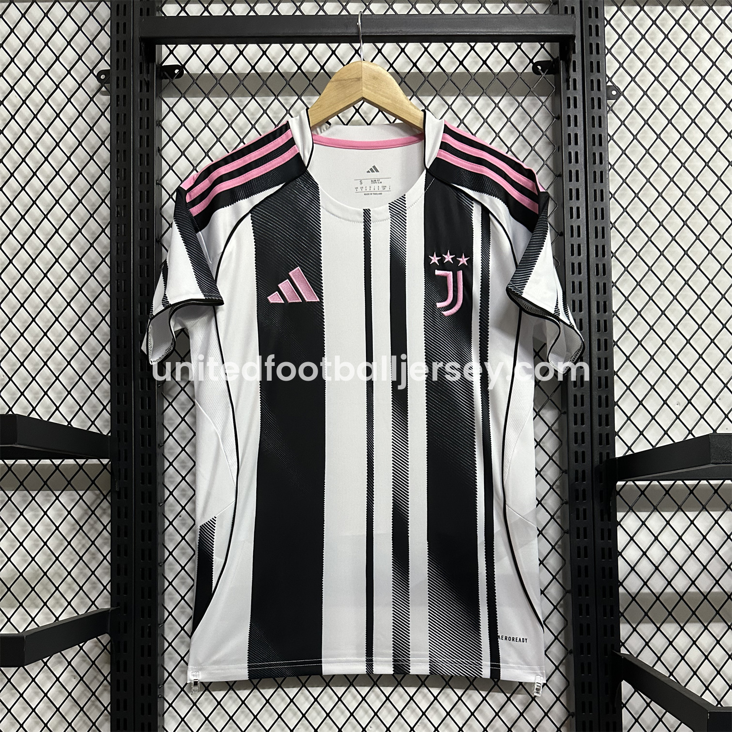 unitedfutballjersey-Juventus 25-26 Home Unsponsored Jersey - Fans Version
