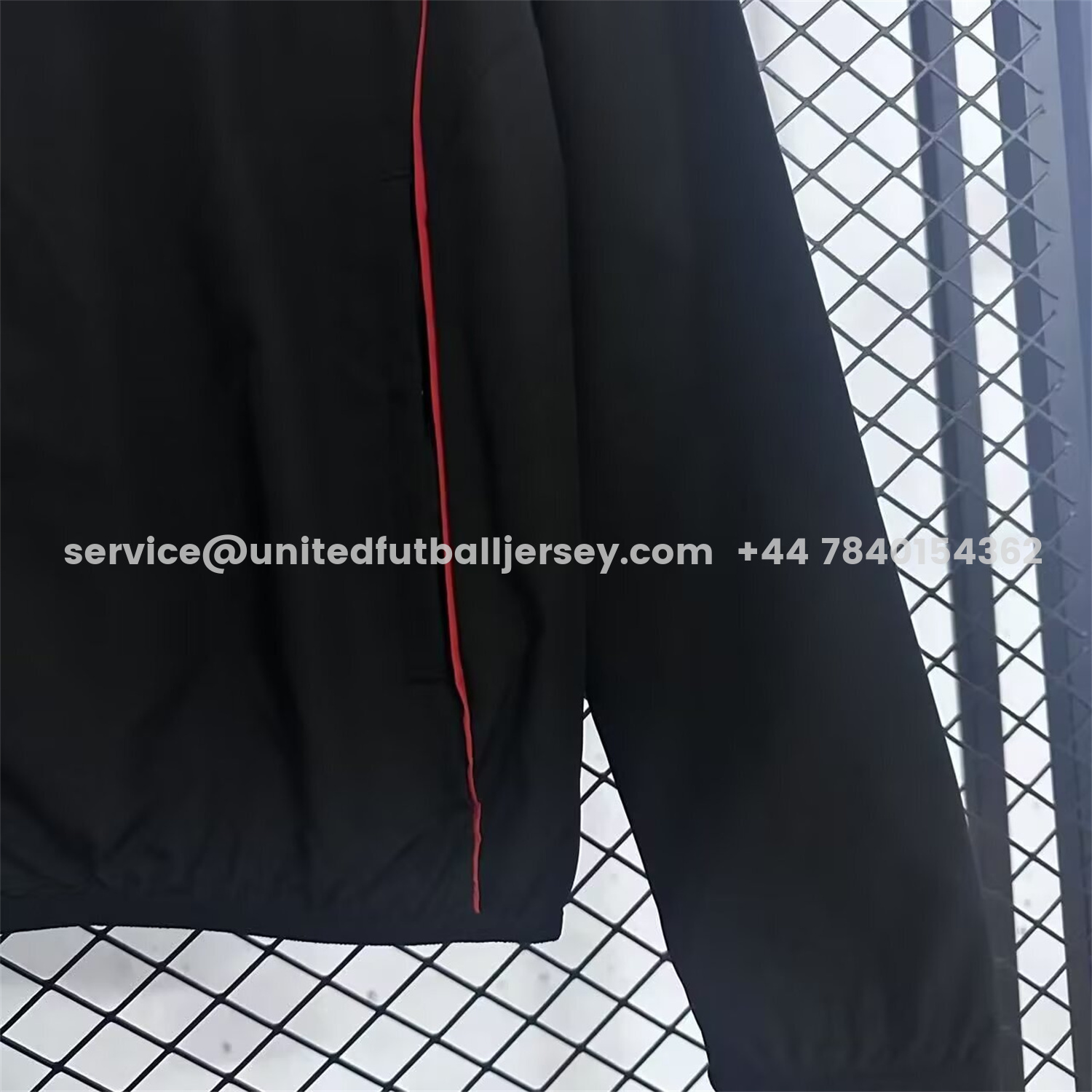 unitedfutballjersey-Ajax 25-26 Training Windbreaker Jacket - Black