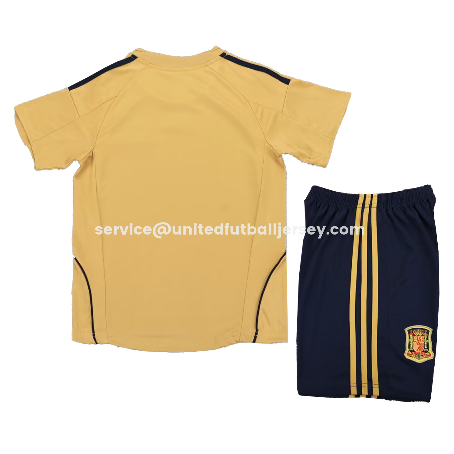 unitedfutballjersey-Retro Spain 2008 Away Kids Kit