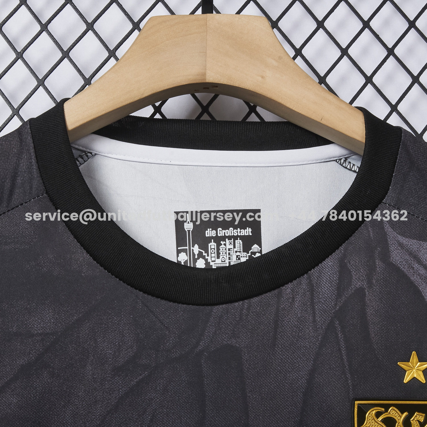 unitedfutballjersey-VfB Stuttgart 25-26 Third Black Jersey - Fans Version