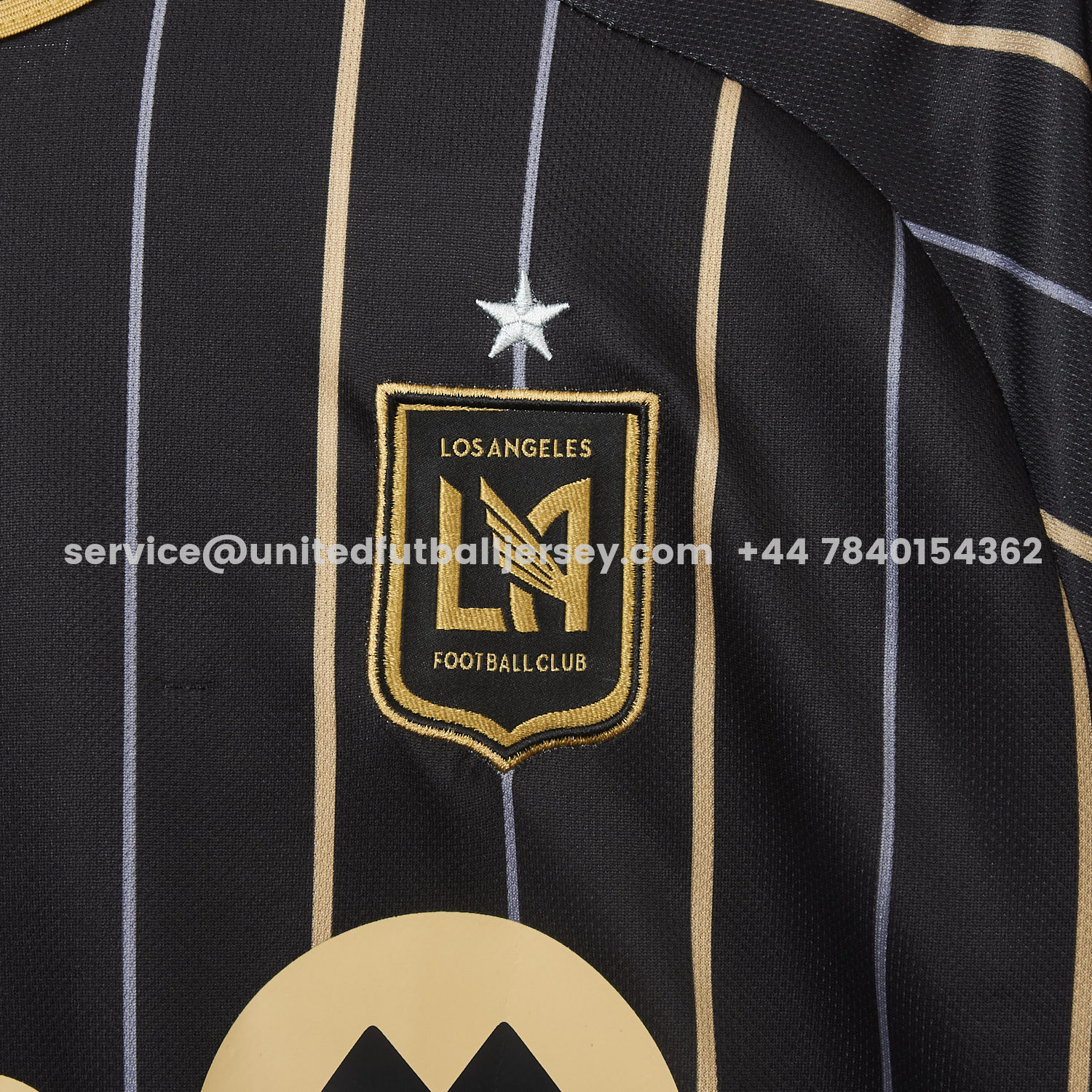unitedfutballjersey-Los Angeles FC 25-26 Home Black Jersey - Fans Version