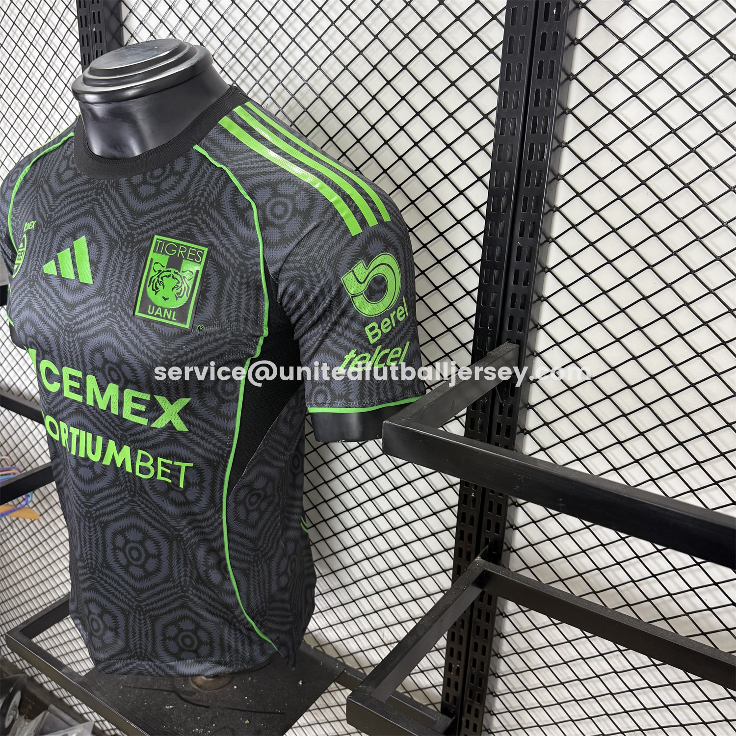 unitedfutballjersey-Tigres UANL 25-26 Third Jersey With All Sponsors - Player Version