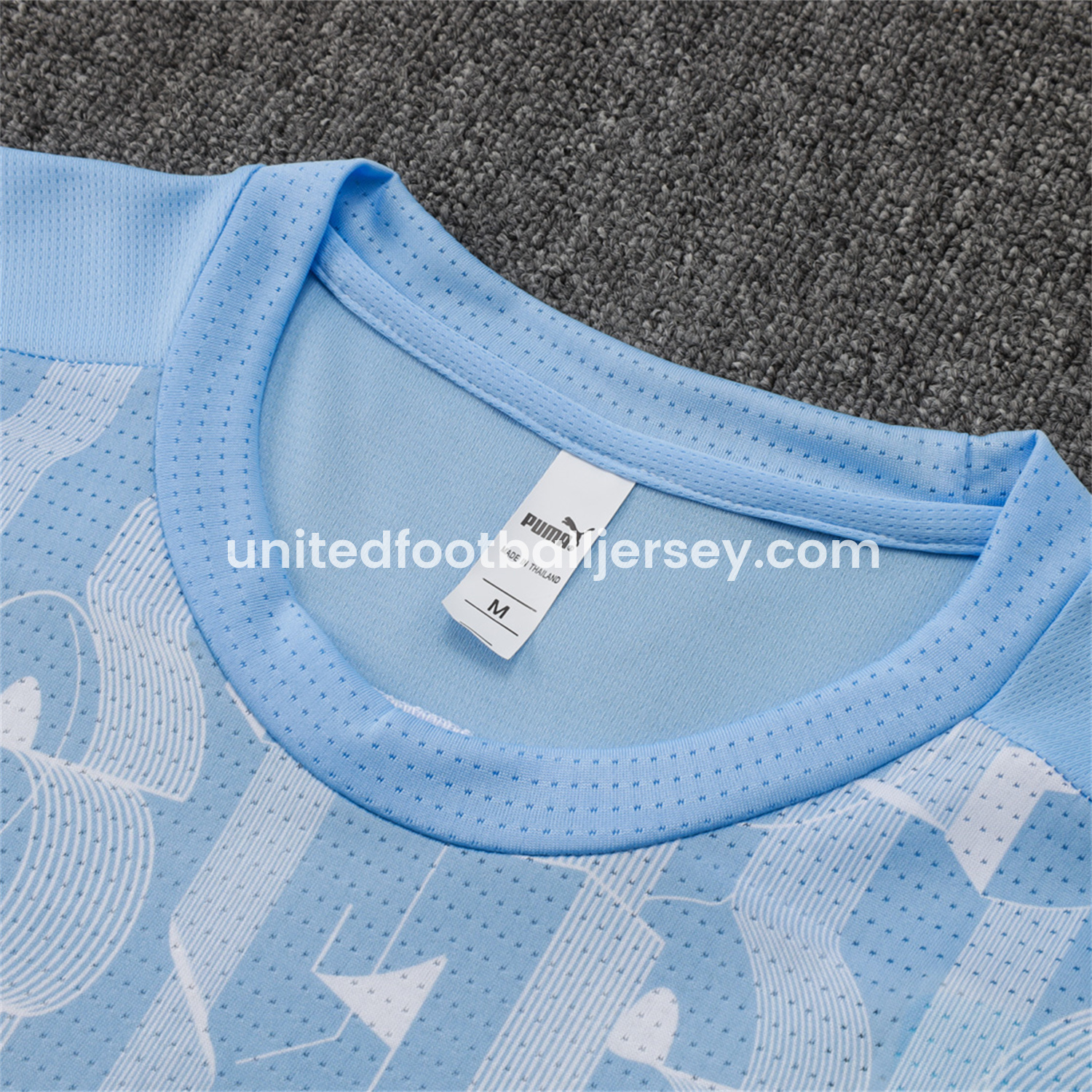 unitedfutballjersey-Manchester City 24-25 Short-Sleeve Training Set - Light Blue
