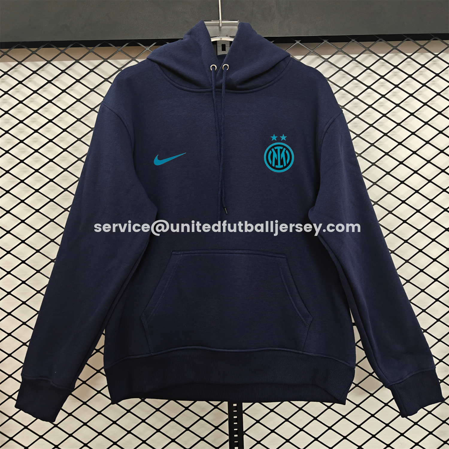 unitedfutballjersey-Inter Milan 25-26 Third Blue Icon Unisex Pullover Hoodie