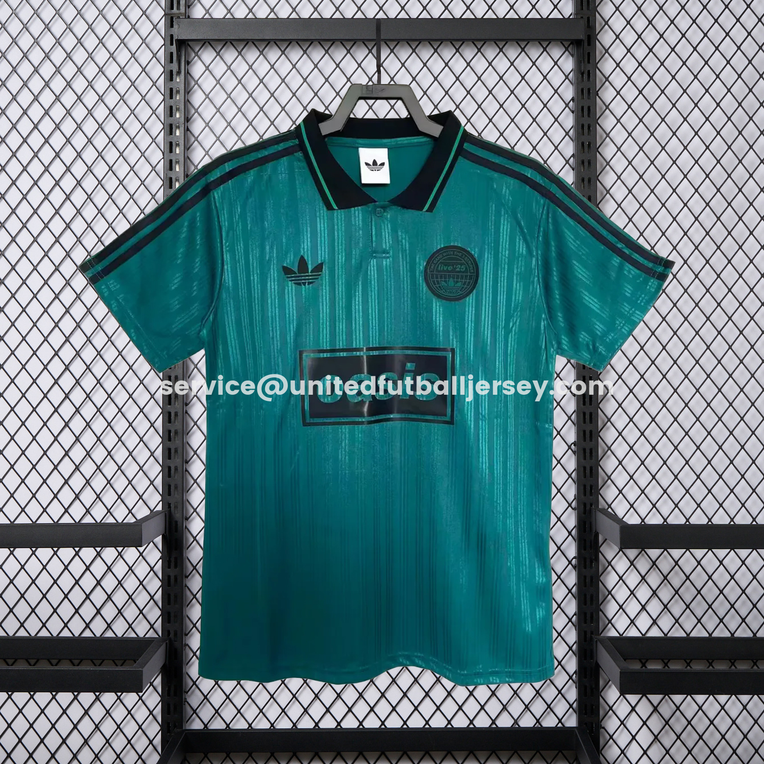 unitedfutballjersey-Bohemian 25-26 Oasis Originals Tour Dark Green Jersey With Number 25 - Fans Version