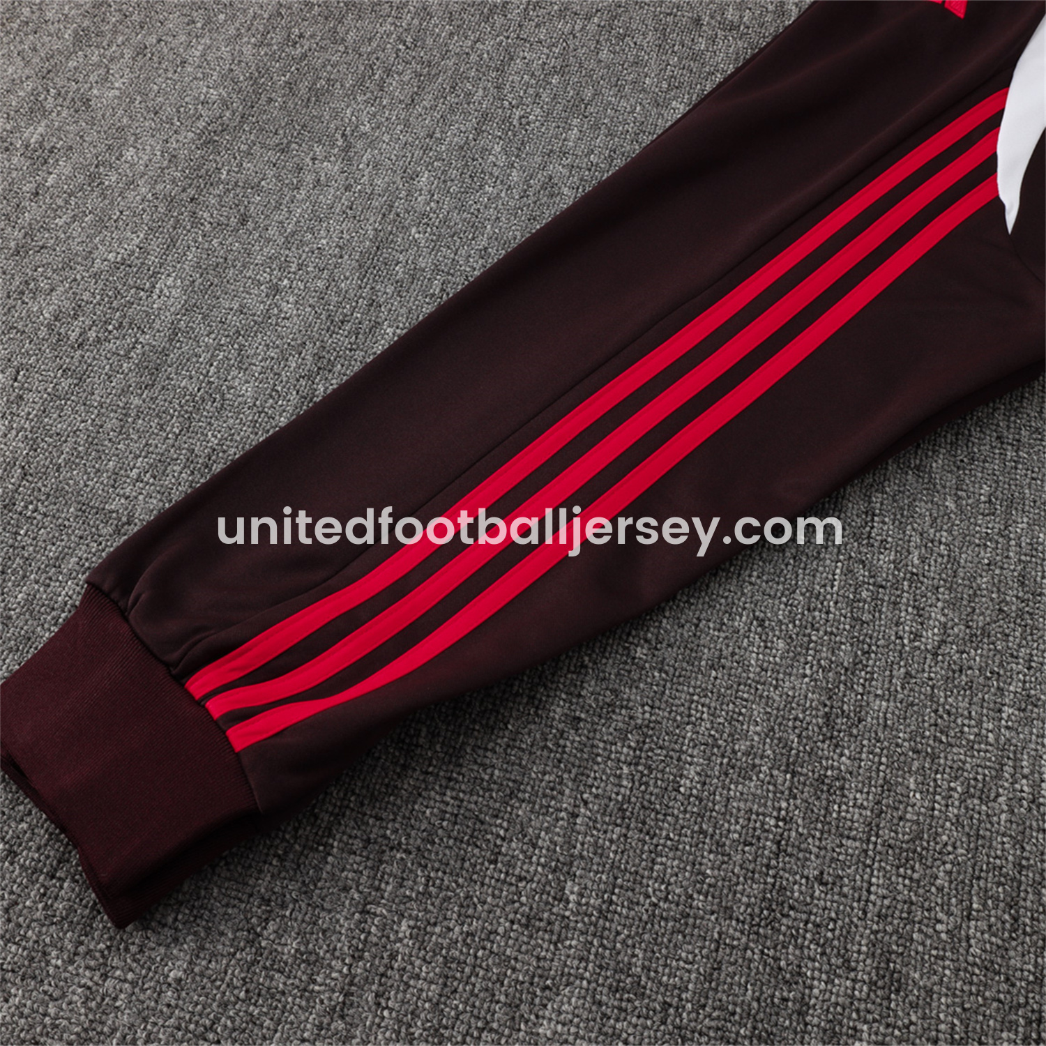 unitedfutballjersey-Bayern Munich 24-25 Long Sleeve Training Set - Dark Red