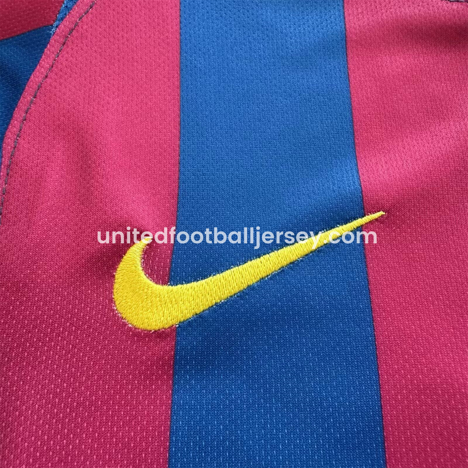 unitedfutballjersey-Retro Barcelona 06-07 Home Long Sleeve Kids Kit