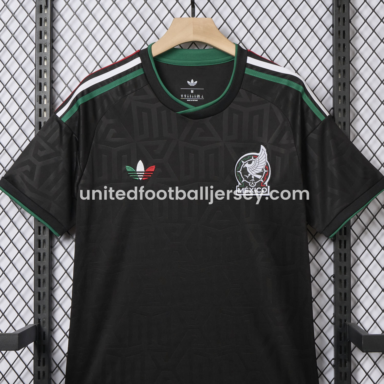 unitedfutballjersey-Mexico 25-26 Thire Colors Trefoil Black Special Jersey - Fans Version