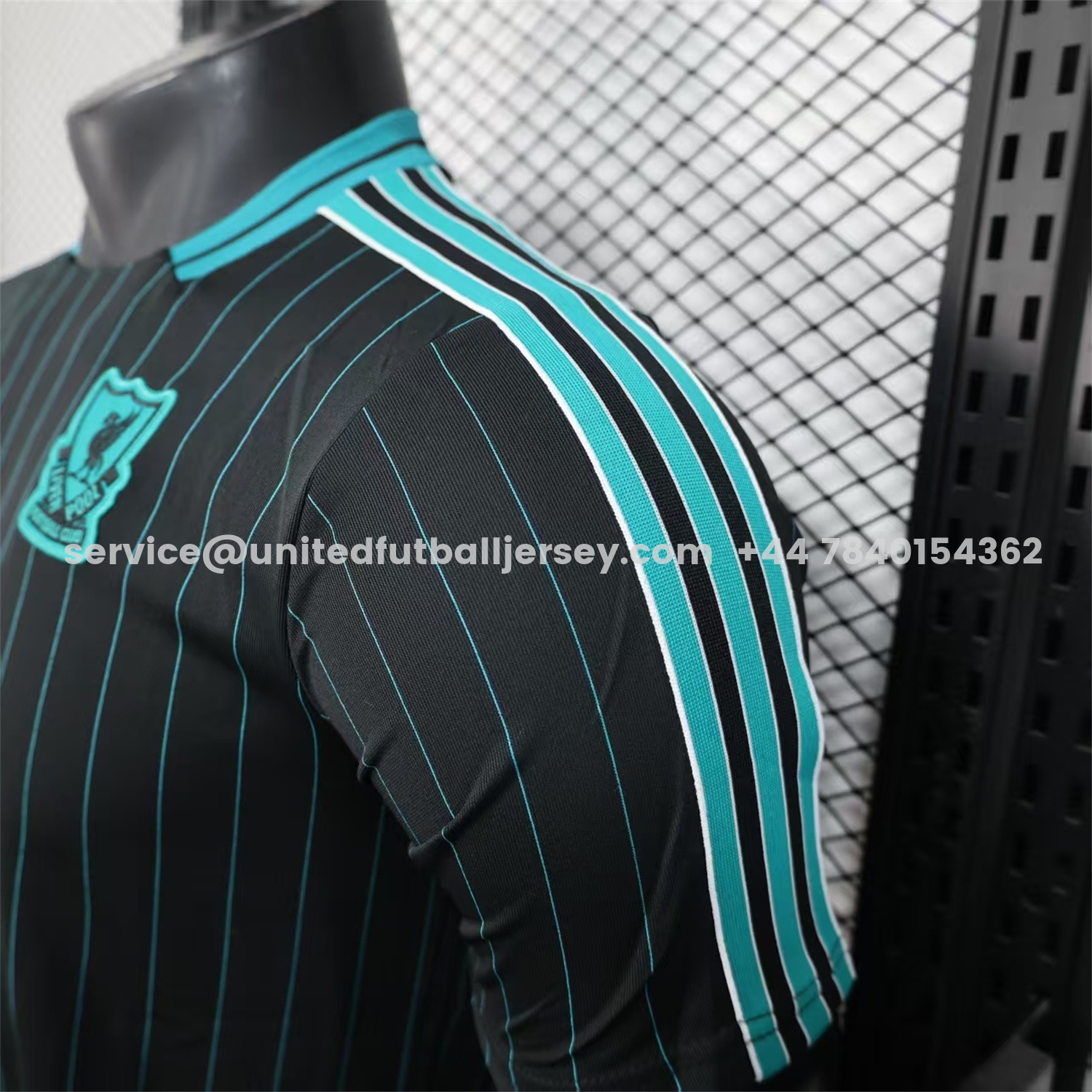 unitedfutballjersey-Liver.pool 25-26 Icon Range Travel Special Edition Black Jersey - Player Version