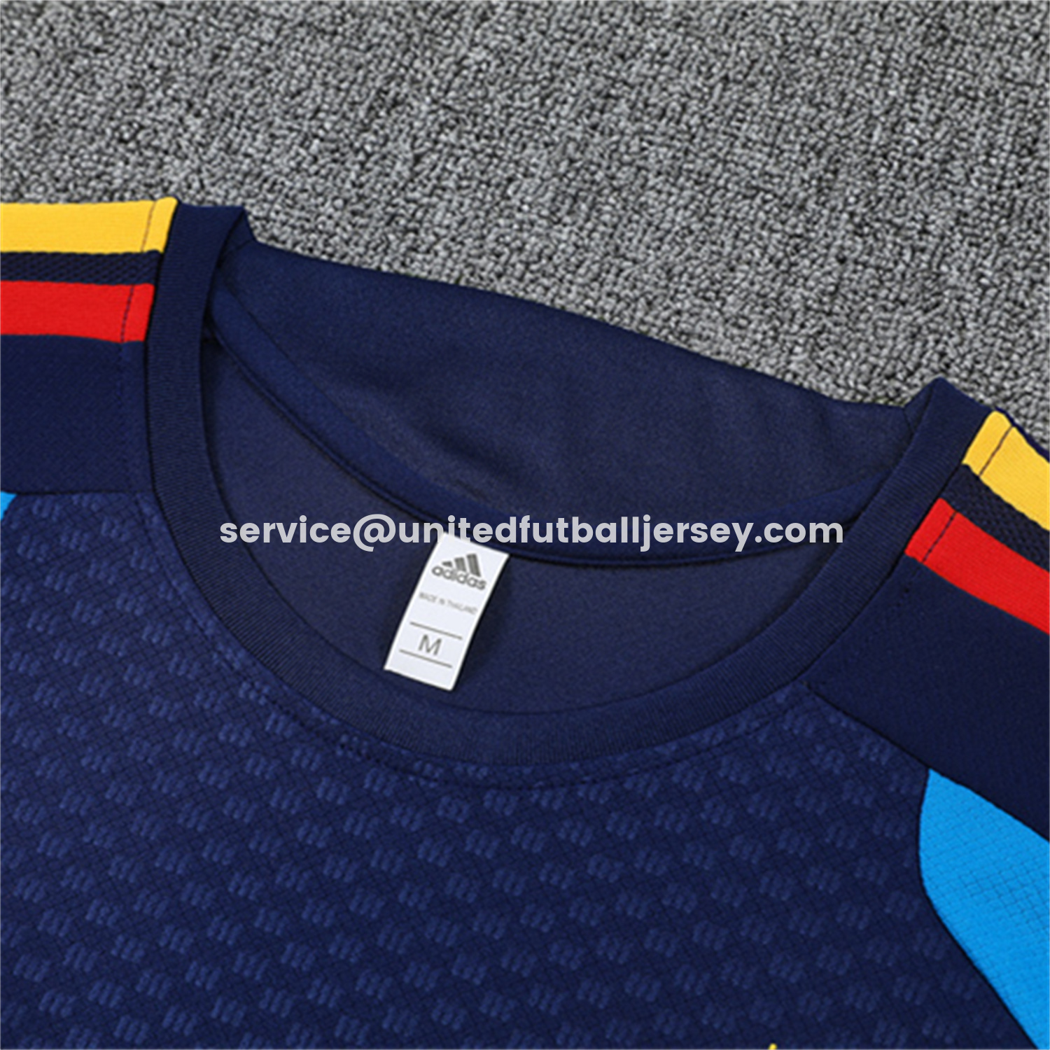 unitedfutballjersey-Spain 2026 Short-Sleeve Training Set - Royal Blue Top & Shorts