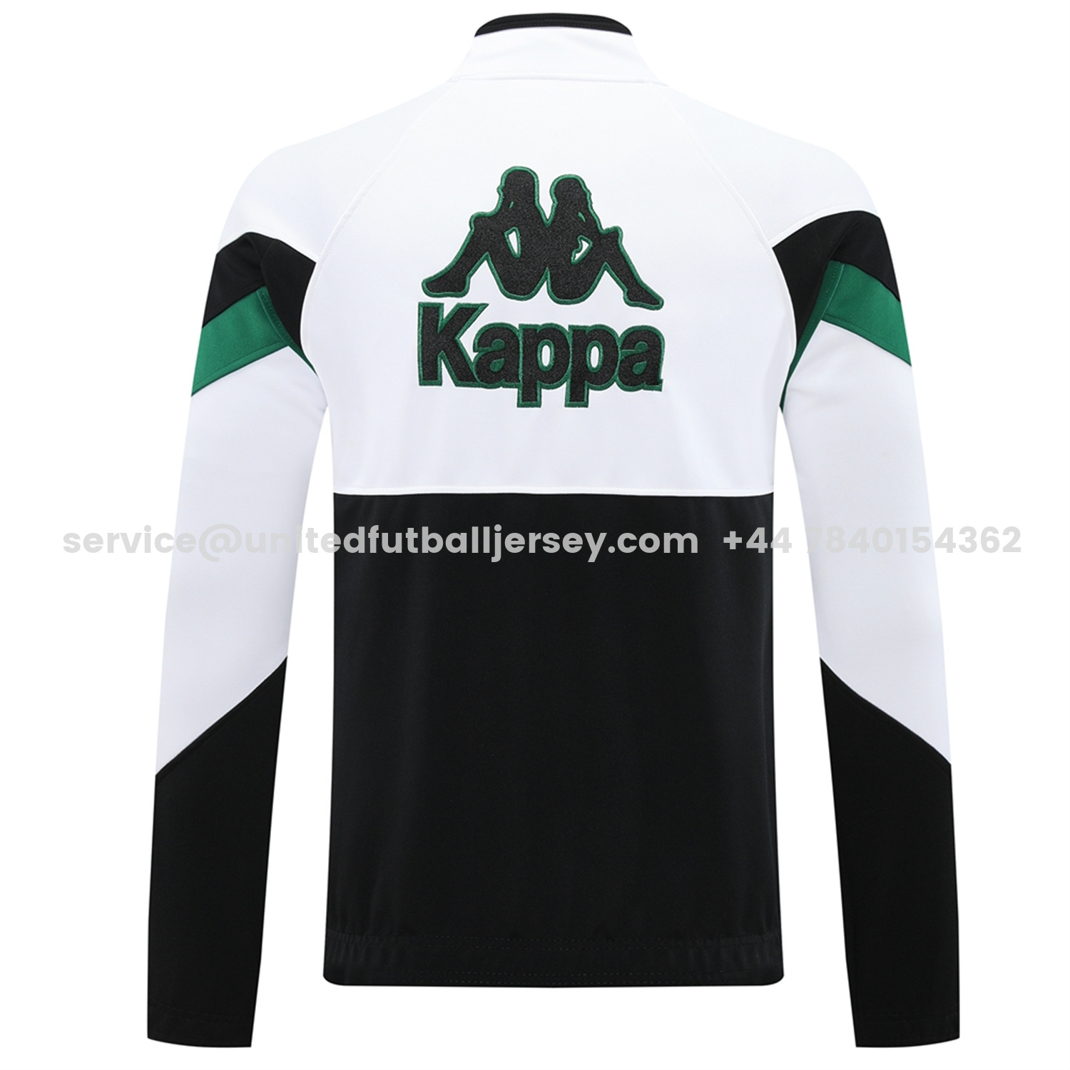 unitedfutballjersey-Real Betis 25-26 Jacket Training Tracksuit - Green White Black Throwback Jackets & Black Pants