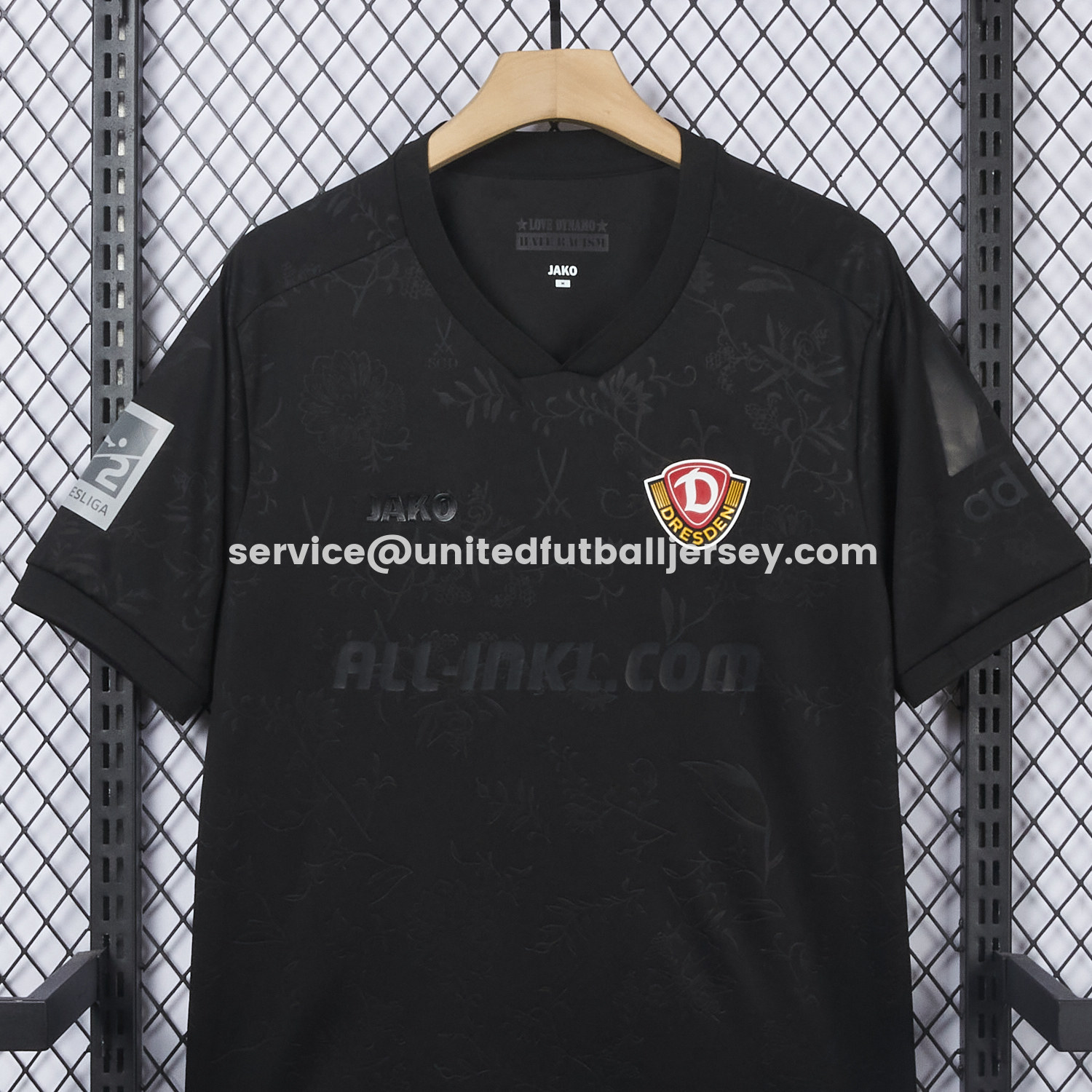 unitedfutballjersey-Dynamo Dresden 25-26 Black Special Jersey - Fans Version