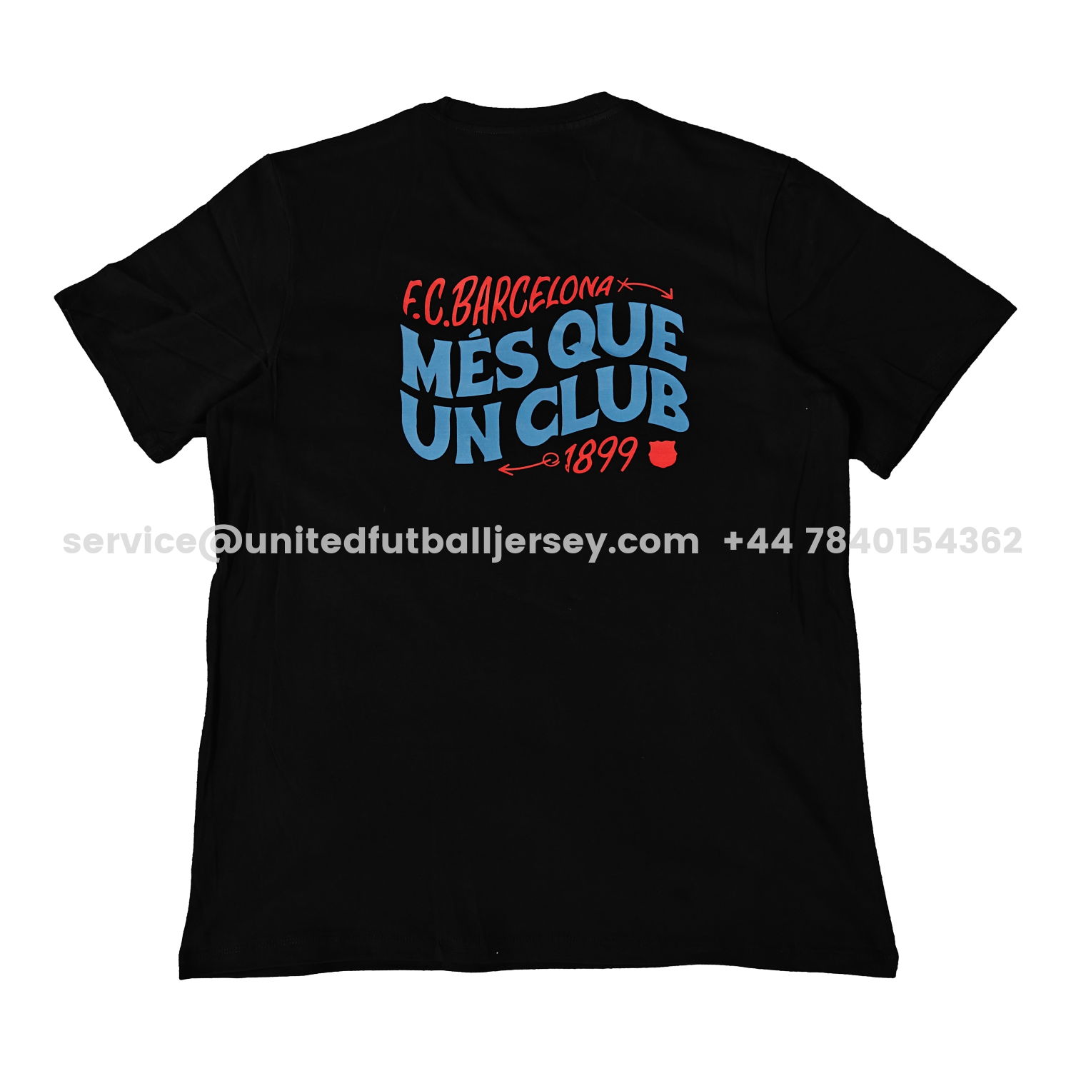 unitedfutballjersey-Barcelona Més Que Un Club Skateboard Aesthetics T-shirt【Black】