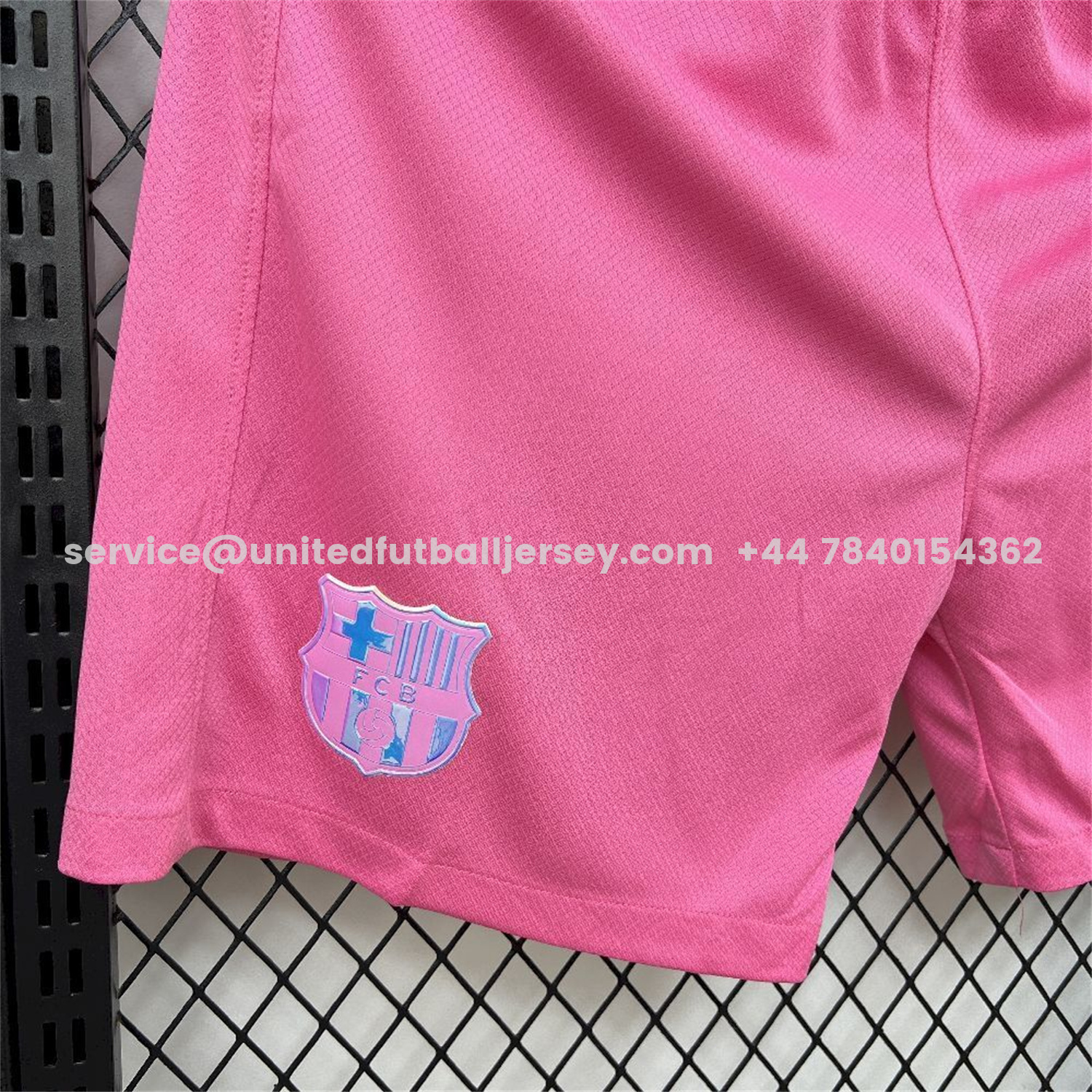 unitedfutballjersey-Barcelona 25-26 Pink Special Shorts - Fans Version