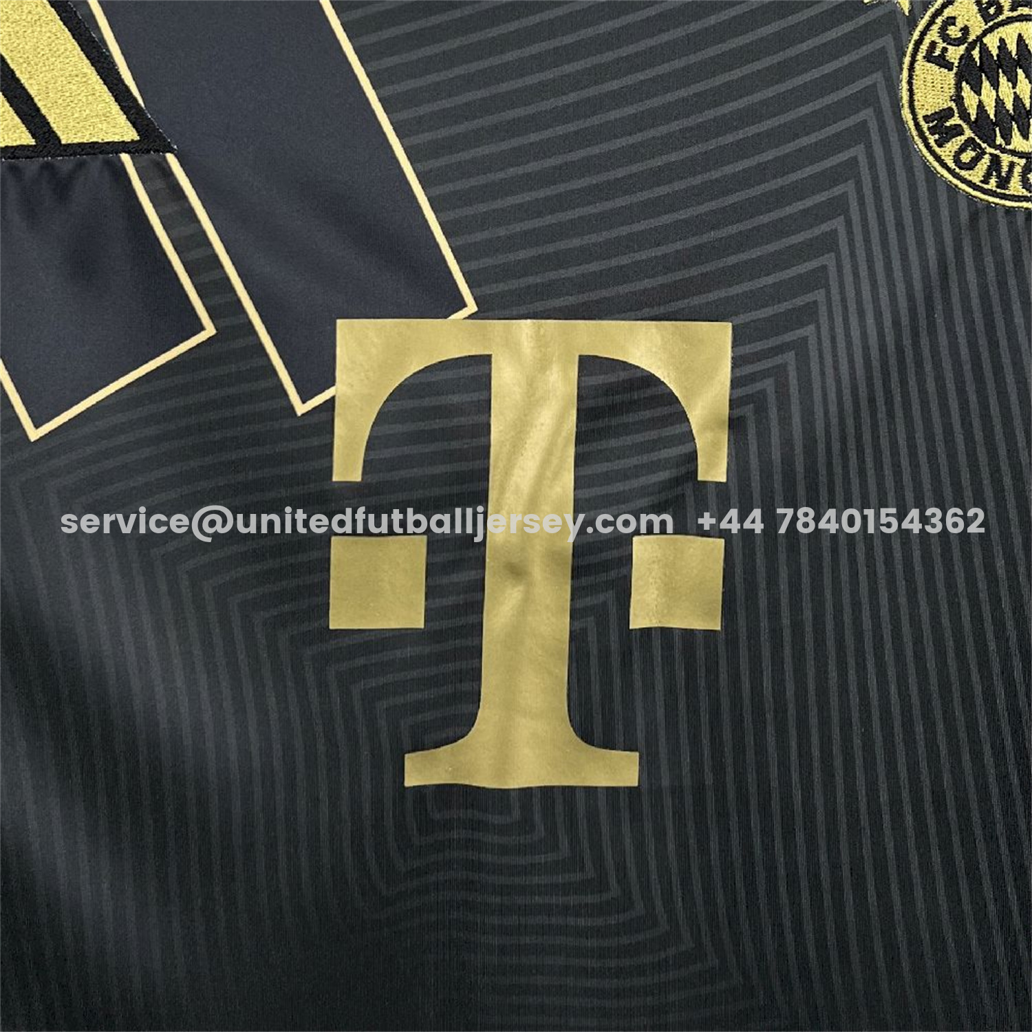 unitedfutballjersey-Bayern Munich 25-26 Black Gold Special Edition Jersey - Fans Version