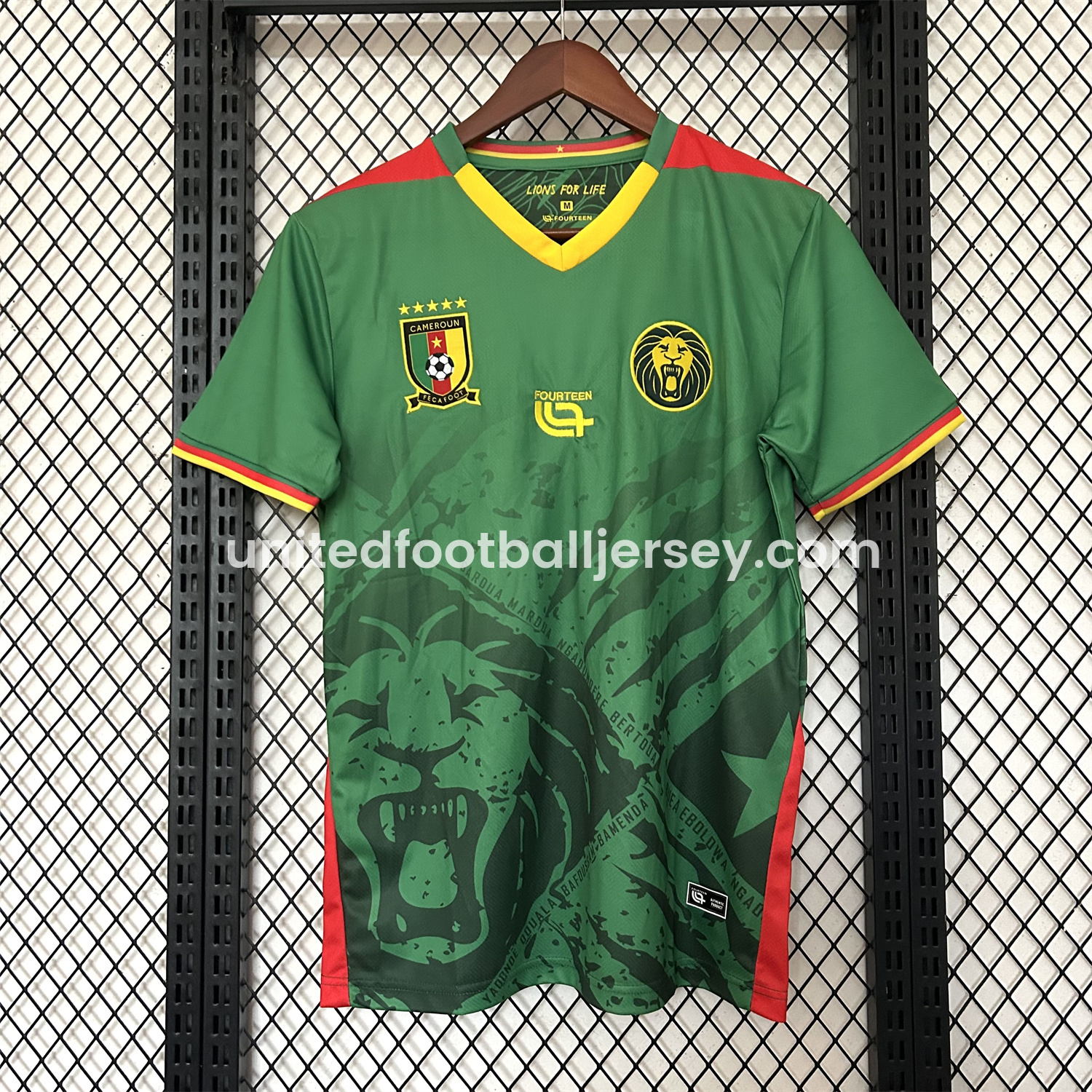 unitedfutballjersey-Cameroon 25-26 Home Jersey - Fans Version