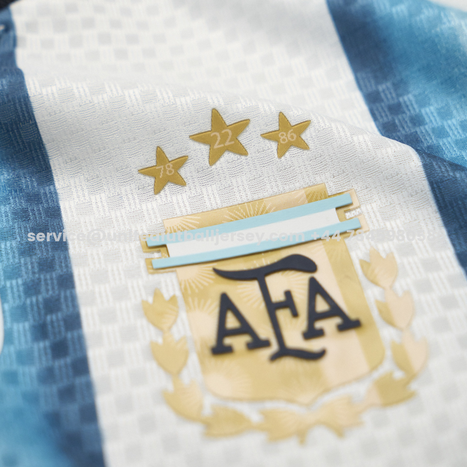 unitedfutballjersey-Argentina 2026 Home Blue White Jersey - Player Version