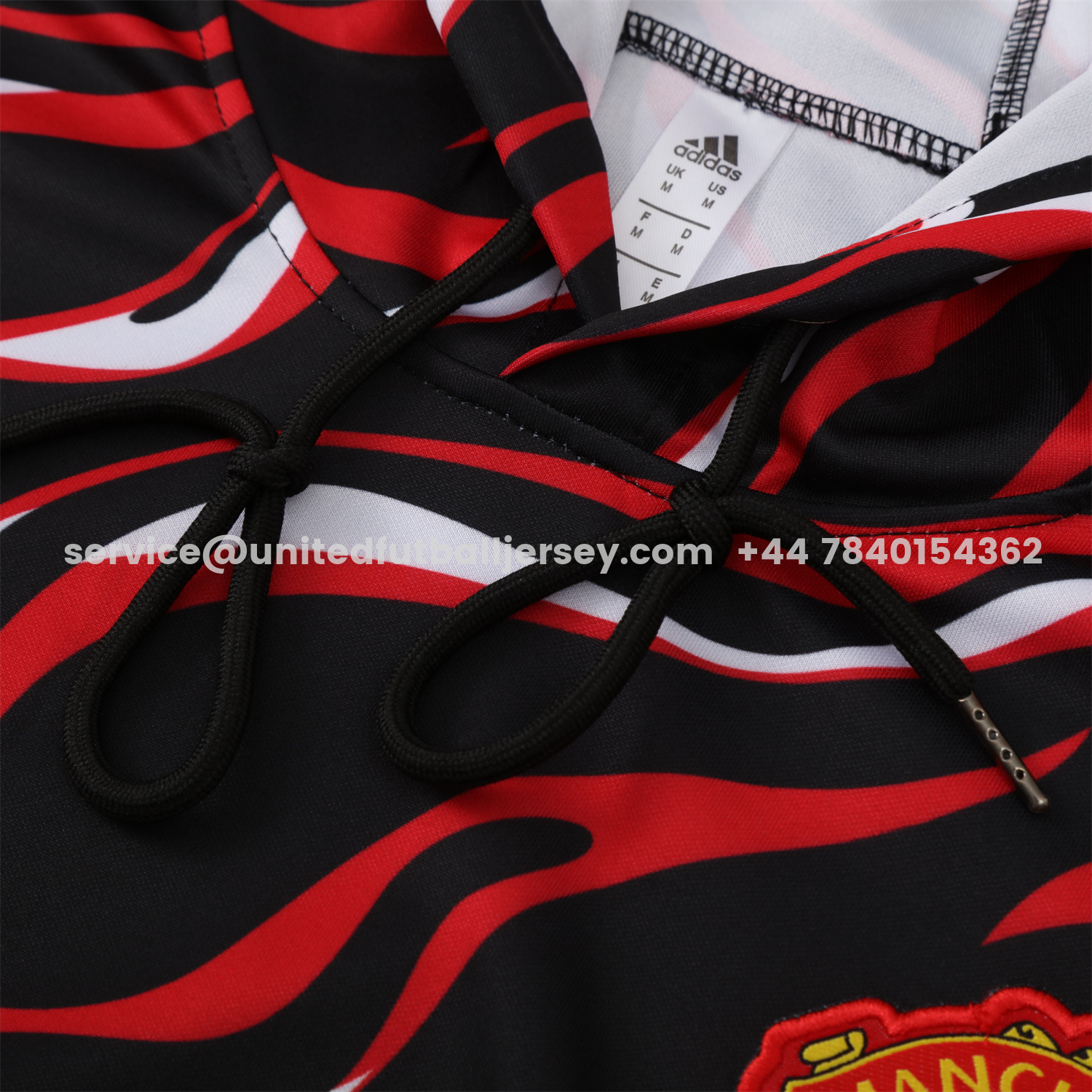 unitedfutballjersey-Manchester United 25-26 Traning Hoodie Set - Flowing Red Hoodie With Black Pants