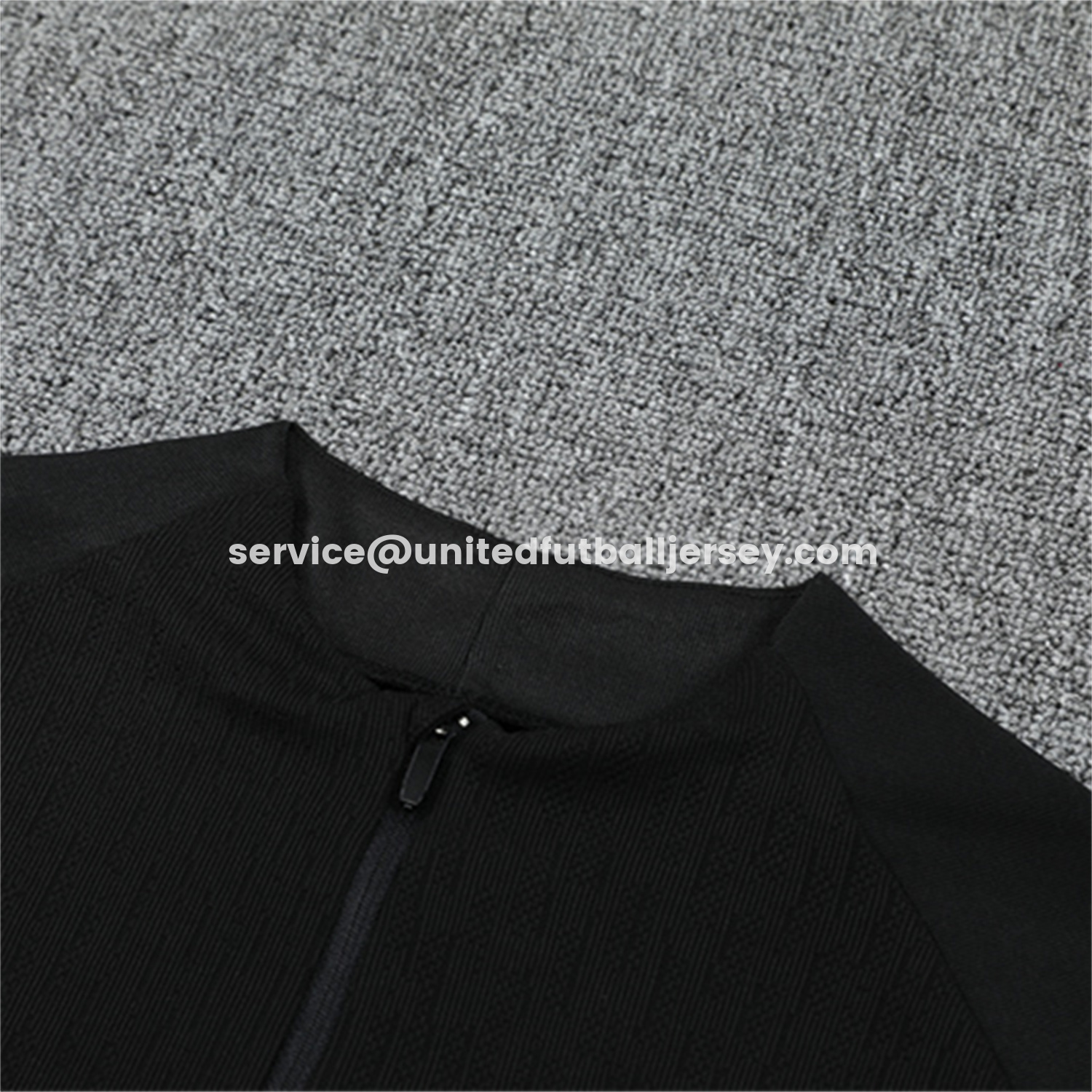 unitedfutballjersey-Paris Saint-Germain PSG 25-26 Jordan Long Sleeve Training Set - Pure Black Top & Pants