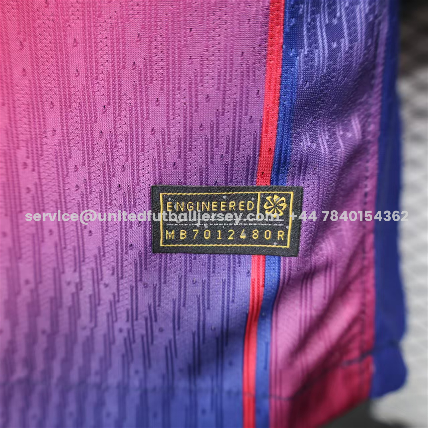 unitedfutballjersey-Barcelona 25-26 Home Unsponsored Jersey - Player Version