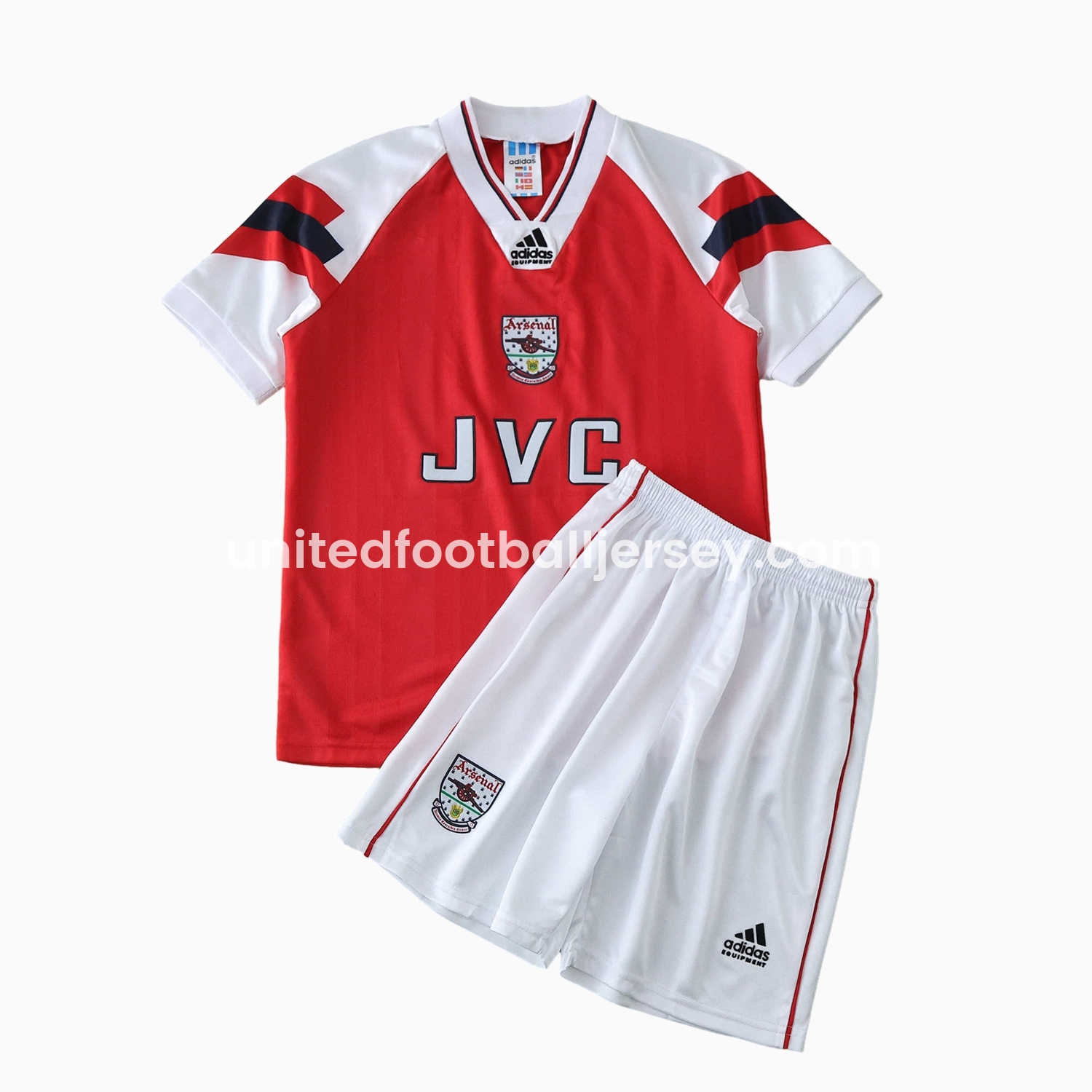 unitedfutballjersey-Retro Arsenal 1992-94 Home Kids Kit