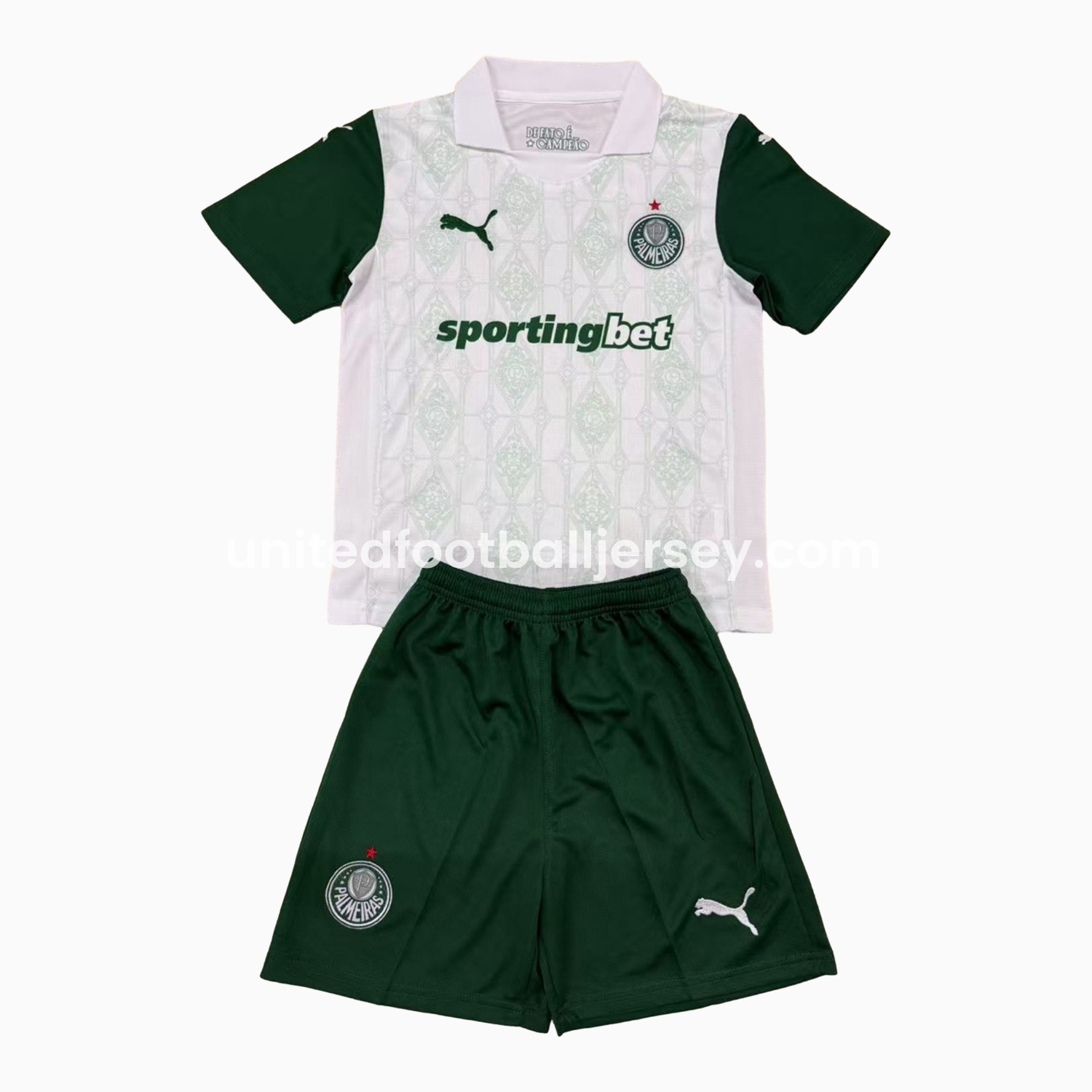unitedfutballjersey-Palmeiras 25-26 Away Men's Adult Jersey Set - Fans Version