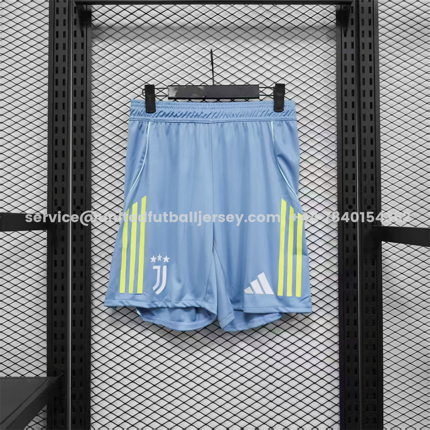 unitedfutballjersey-Juventus 25-26 Away Blue Shorts - Player Version