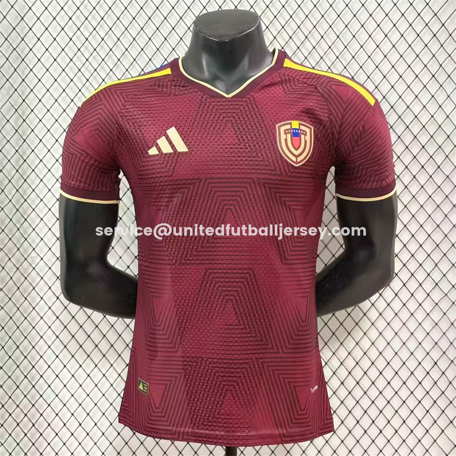 unitedfutballjersey-Venezuela 2026 Home Jersey - Player Version