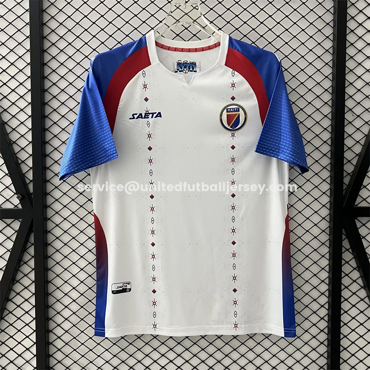 unitedfutballjersey-Haiti 2026 Away White Jersey - Fans Version