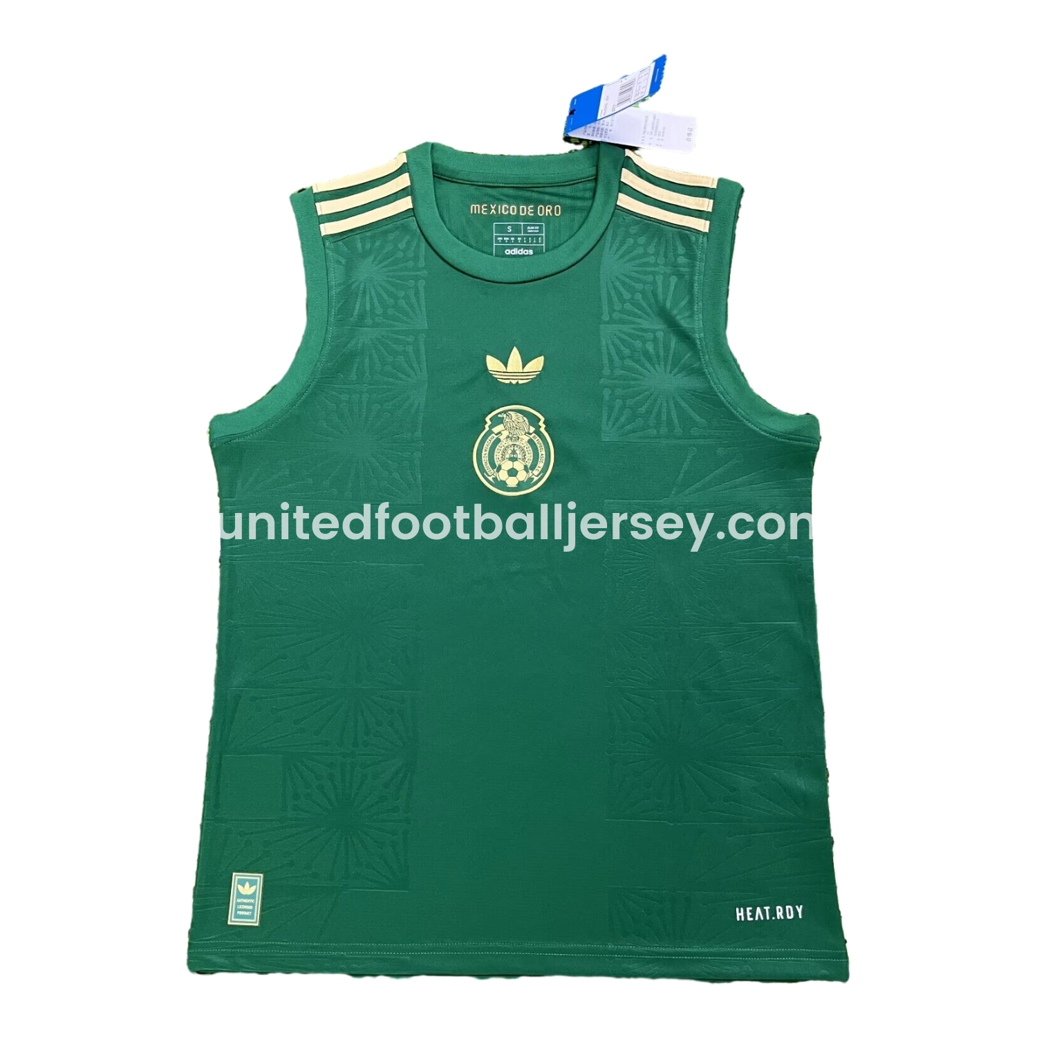 unitedfutballjersey-Mexico 2025 Gold Cup Green Special Edition Vest