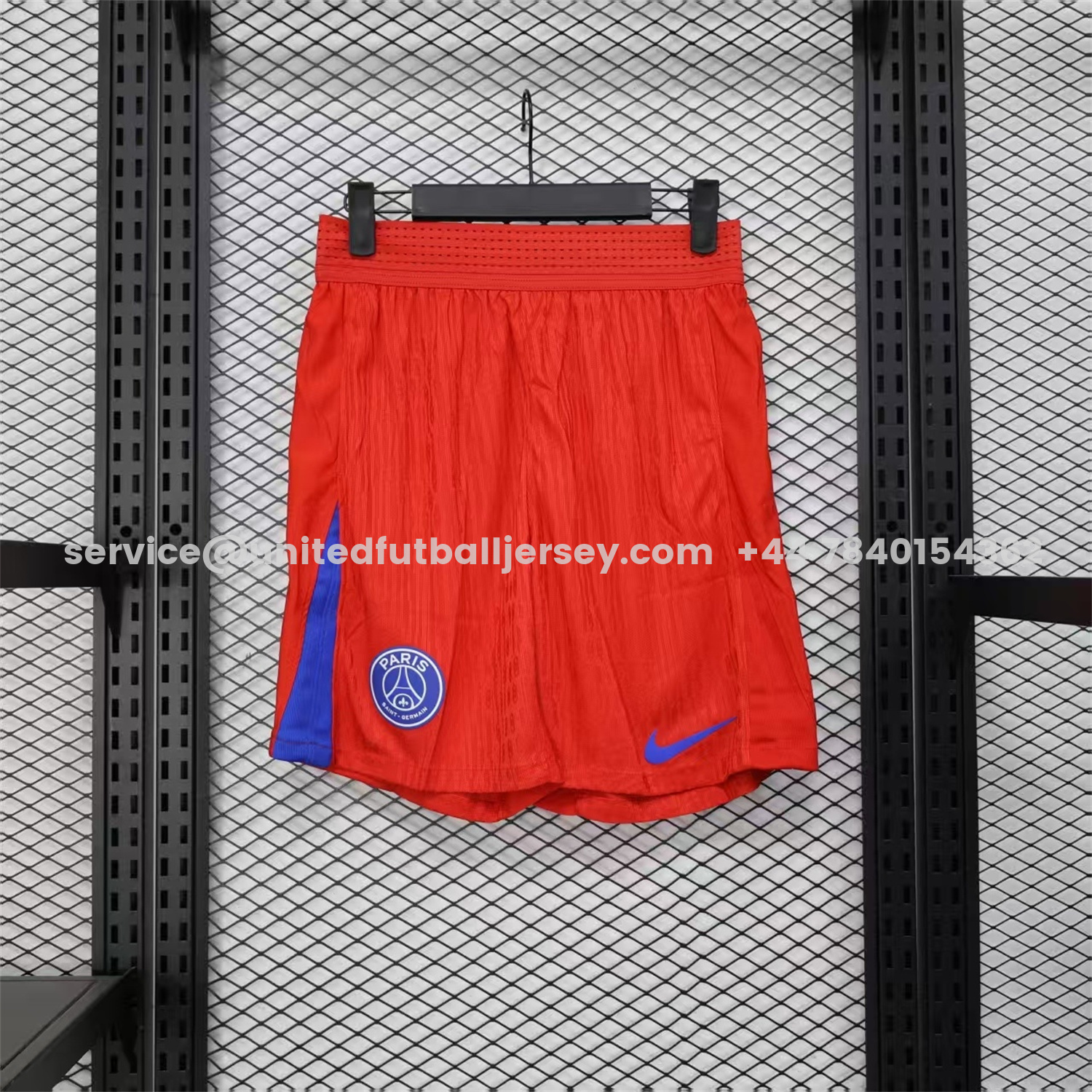 unitedfutballjersey-Paris Saint-Germain PSG 25-26 Third Orange Shorts - Player Version