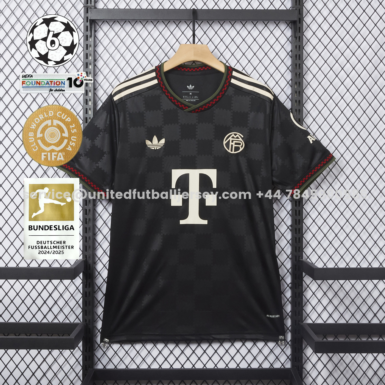 unitedfutballjersey-Bayern Munich 25-26 Third Jersey - Fans Version
