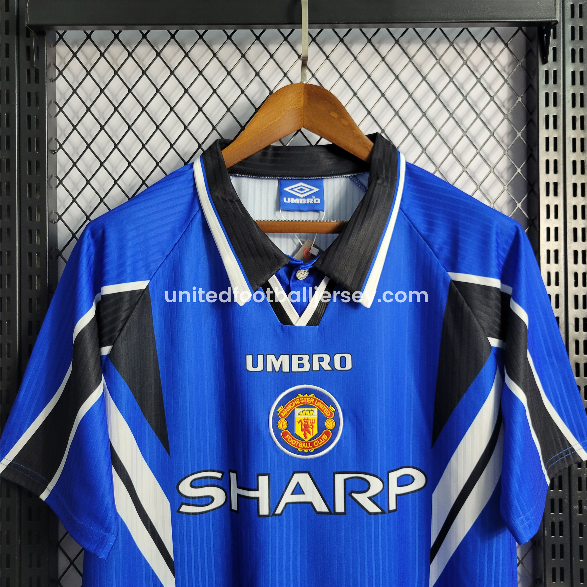 unitedfutballjersey-Retro Manchester United 96-97 Third Away Jersey