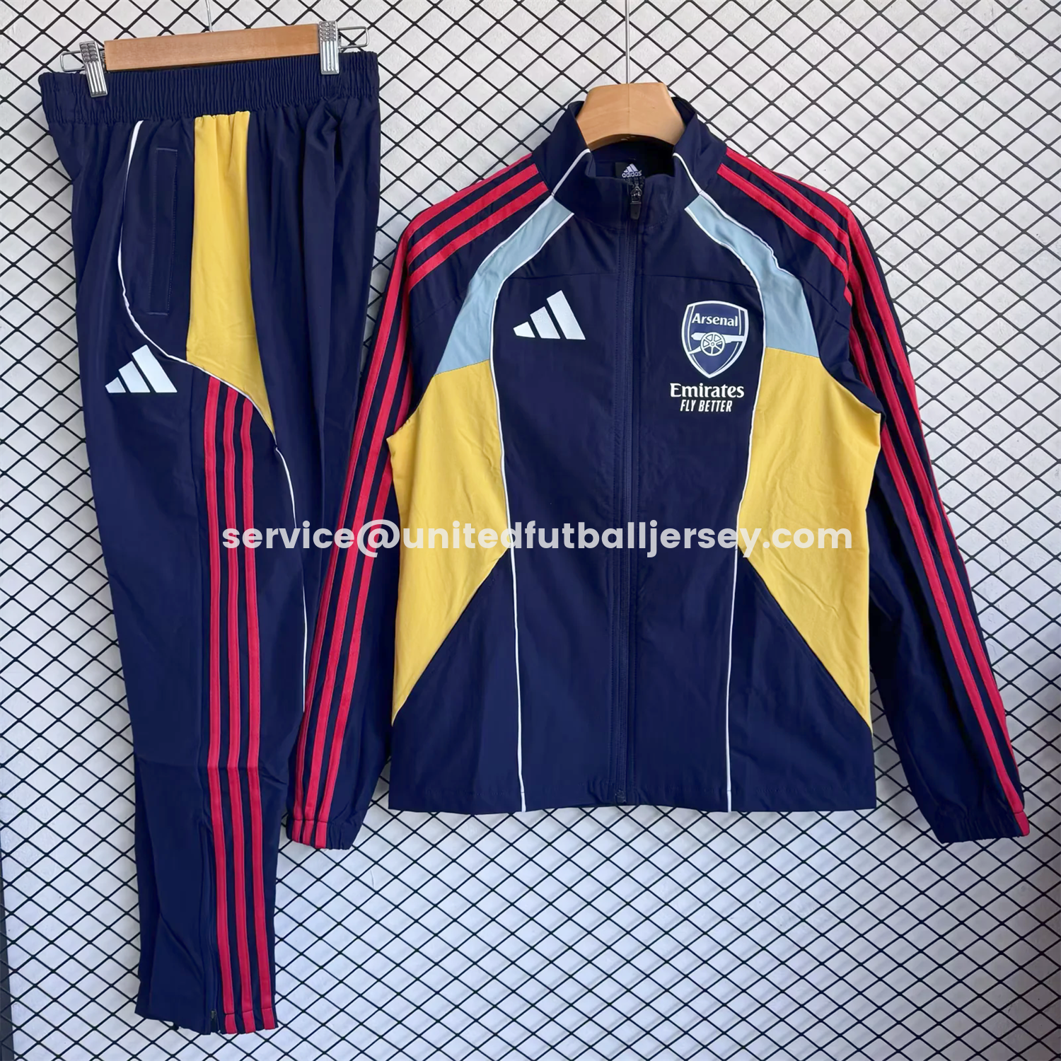 unitedfutballjersey-Arsenal 25-26 Windbreaker Training Set - Four Colors Top and Pants