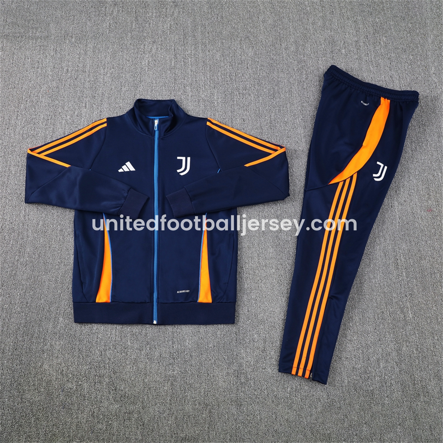 unitedfutballjersey-Juventus 24-25 Jacket Training Tracksuit - Royal Bule Jackets & Pants