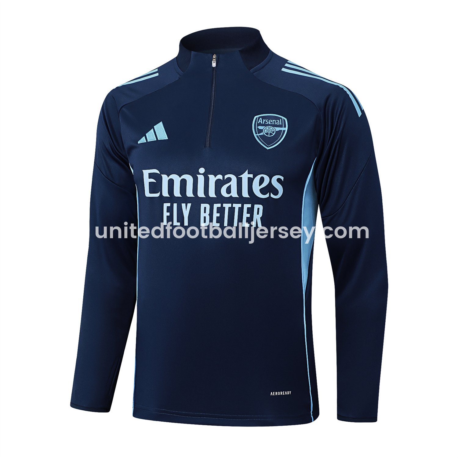 unitedfutballjersey-Arsenal 25-26 Long Sleeve Training Set - Deep Blue