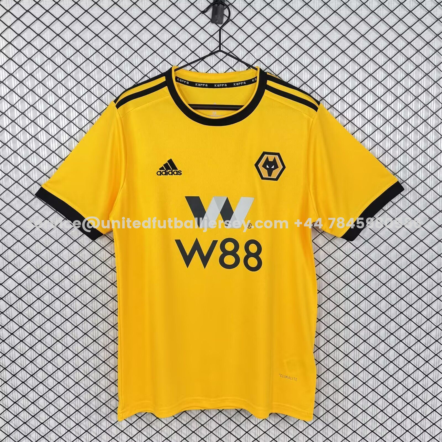 unitedfutballjersey-Retro Wolverhampton Wanderers Wolves 2018-19 Home Jersey