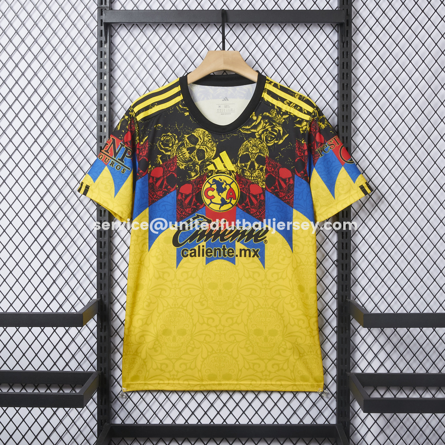 unitedfutballjersey-Club América 25-26 Día de Muertos Home Jersey - Fans Version