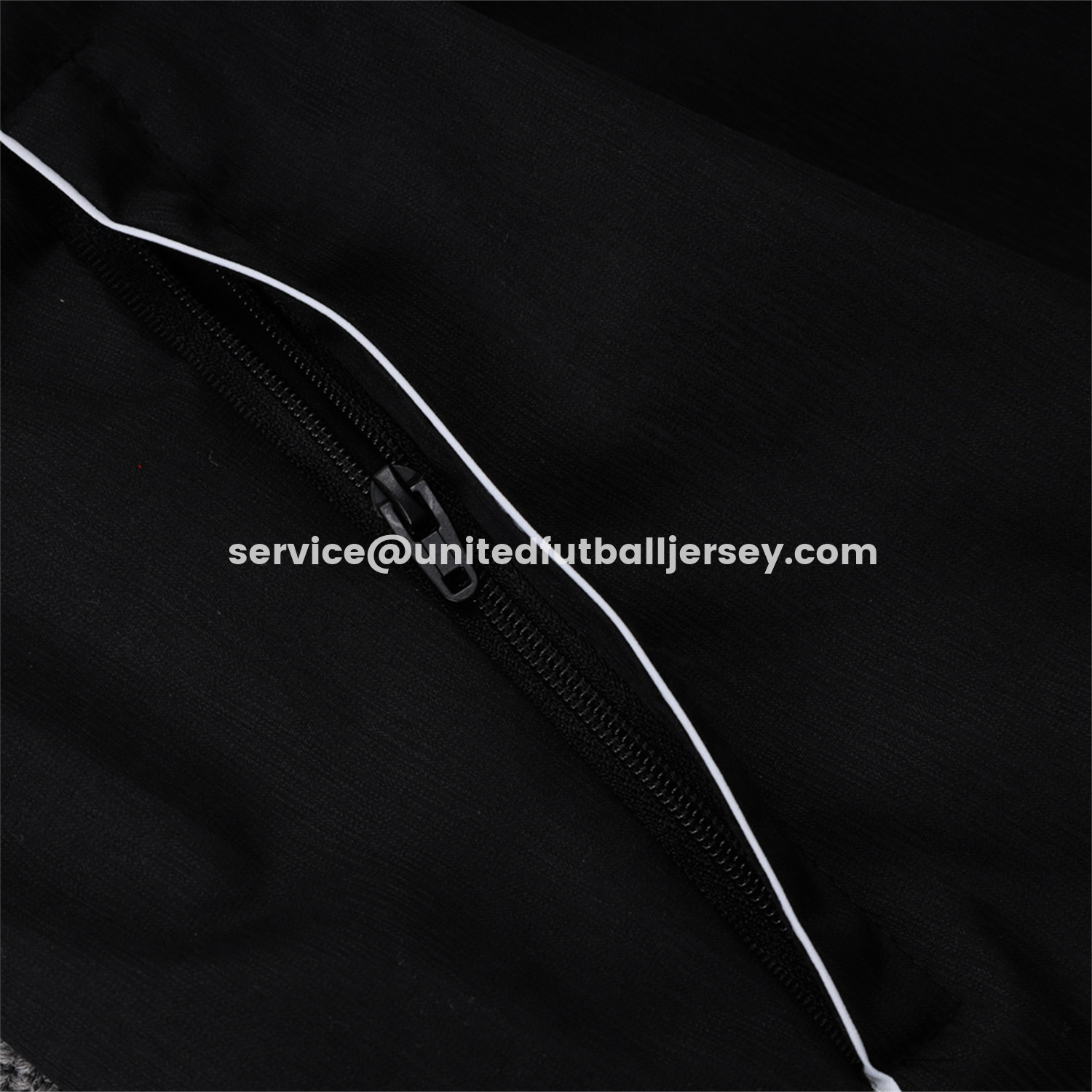 unitedfutballjersey-Ajax 25-26 Windbreaker Training Set - Black Top and Pants