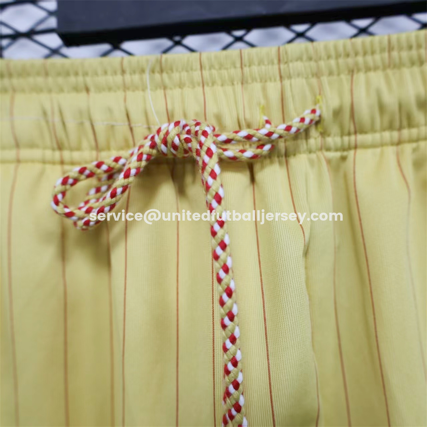 unitedfutballjersey-Arsenal 25-26 Trefoil Yellow Travel Shorts - Player Version