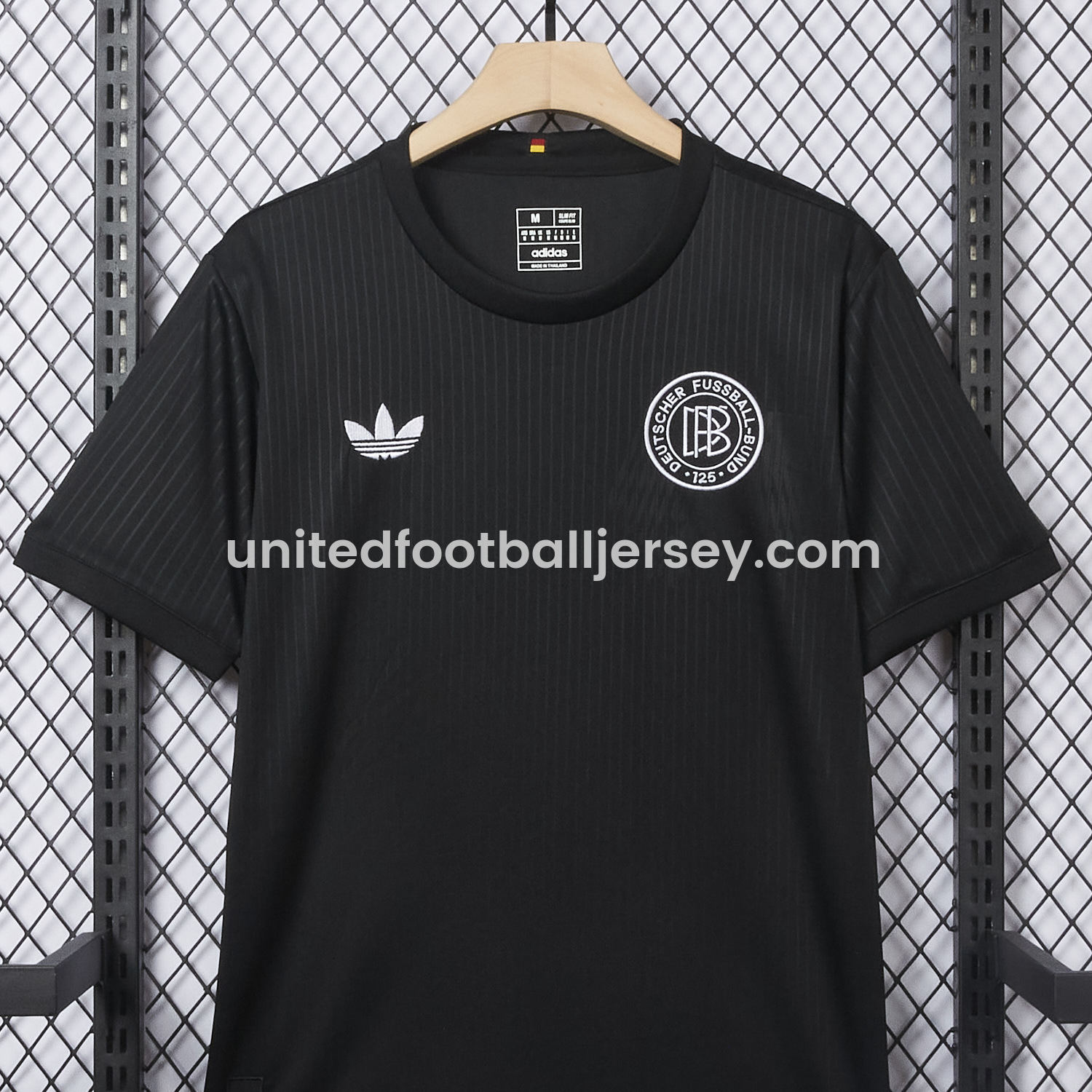 unitedfutballjersey-Germany 2025 Black 125-Year Anniversary Commemorative Edition Jersey - Fans Version