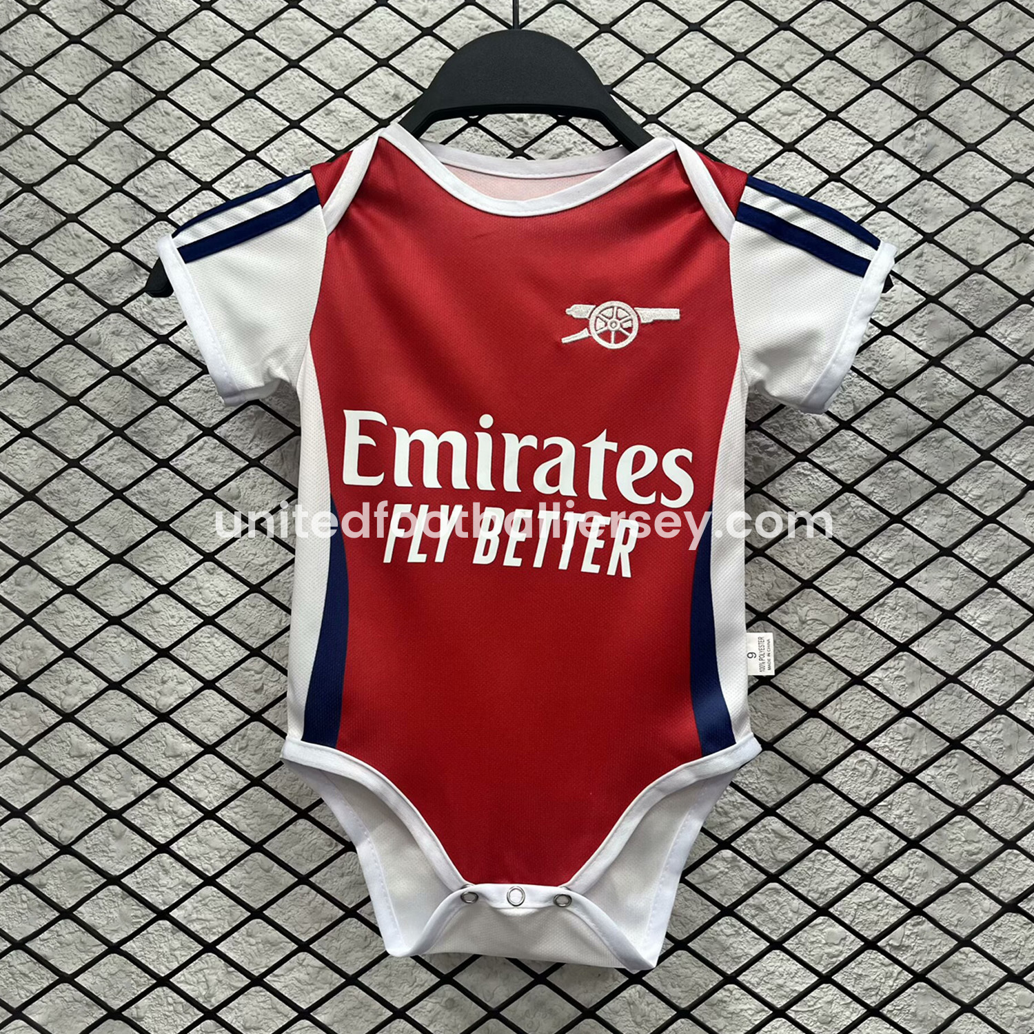 unitedfutballjersey-Arsenal 24-25 Home Baby Crawling Suit