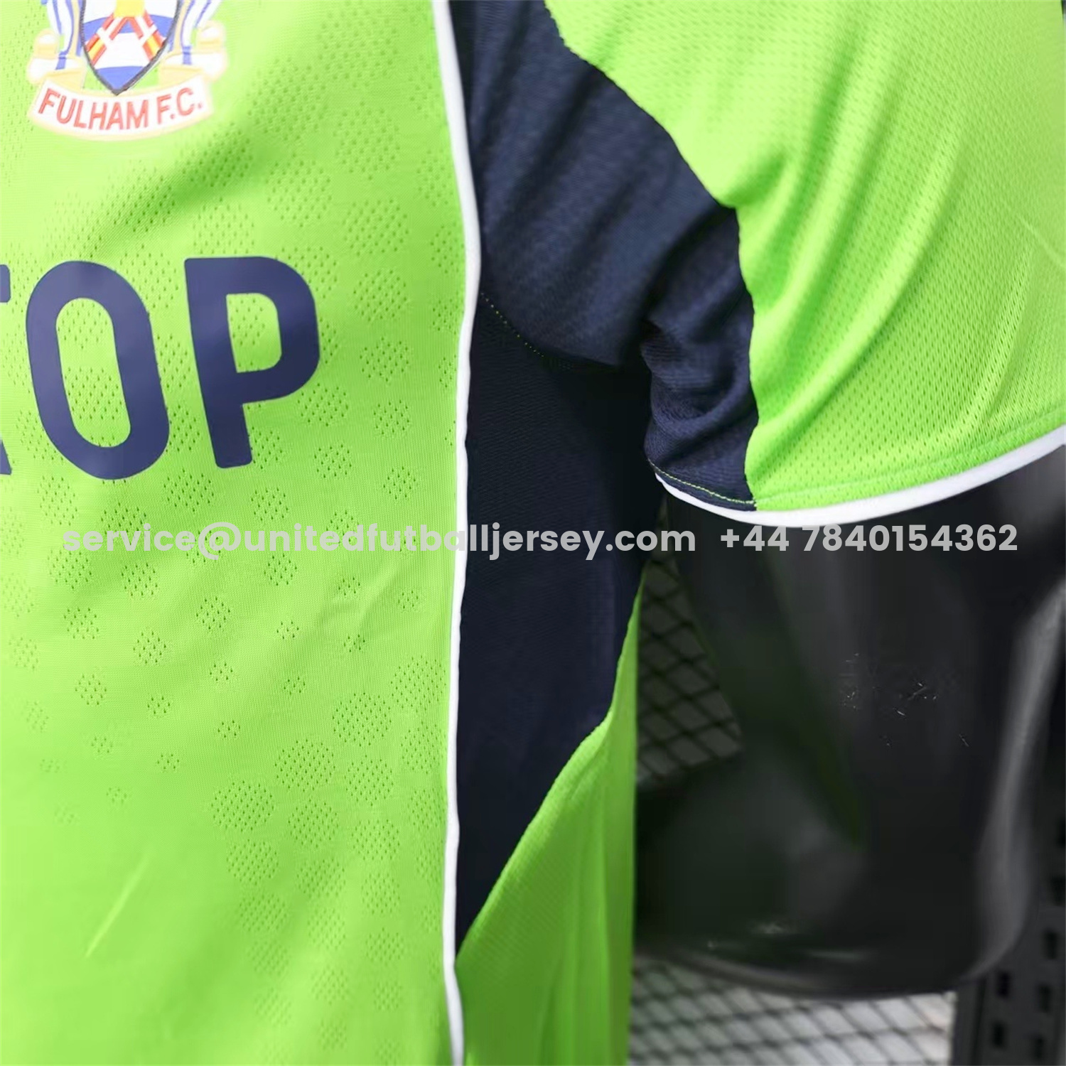 unitedfutballjersey-Fulham 25-26 Away Green Jersey - Player Version