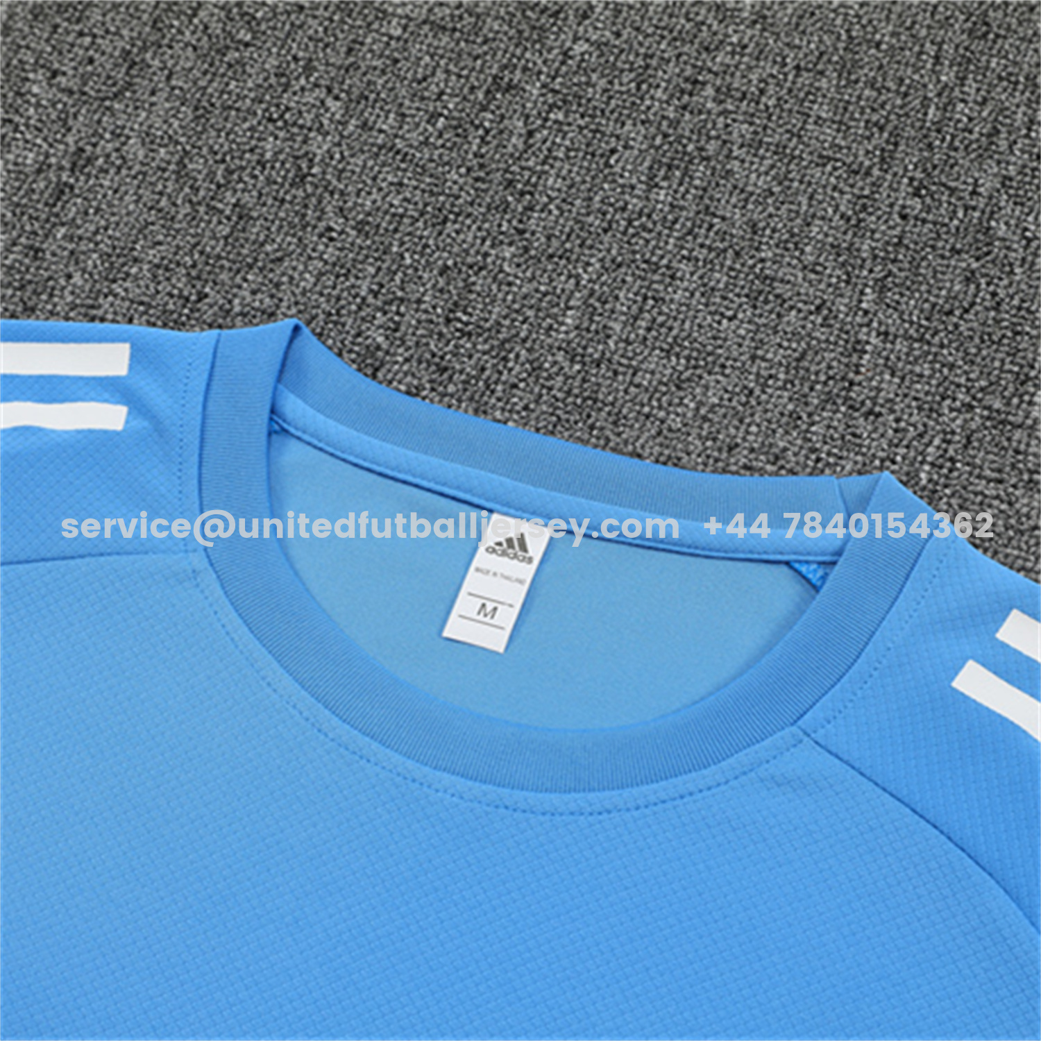 unitedfutballjersey-Real Madrid 25-26 Kids Short-Sleeve Training Set - Sky Blue Top and Sky Blue Shorts